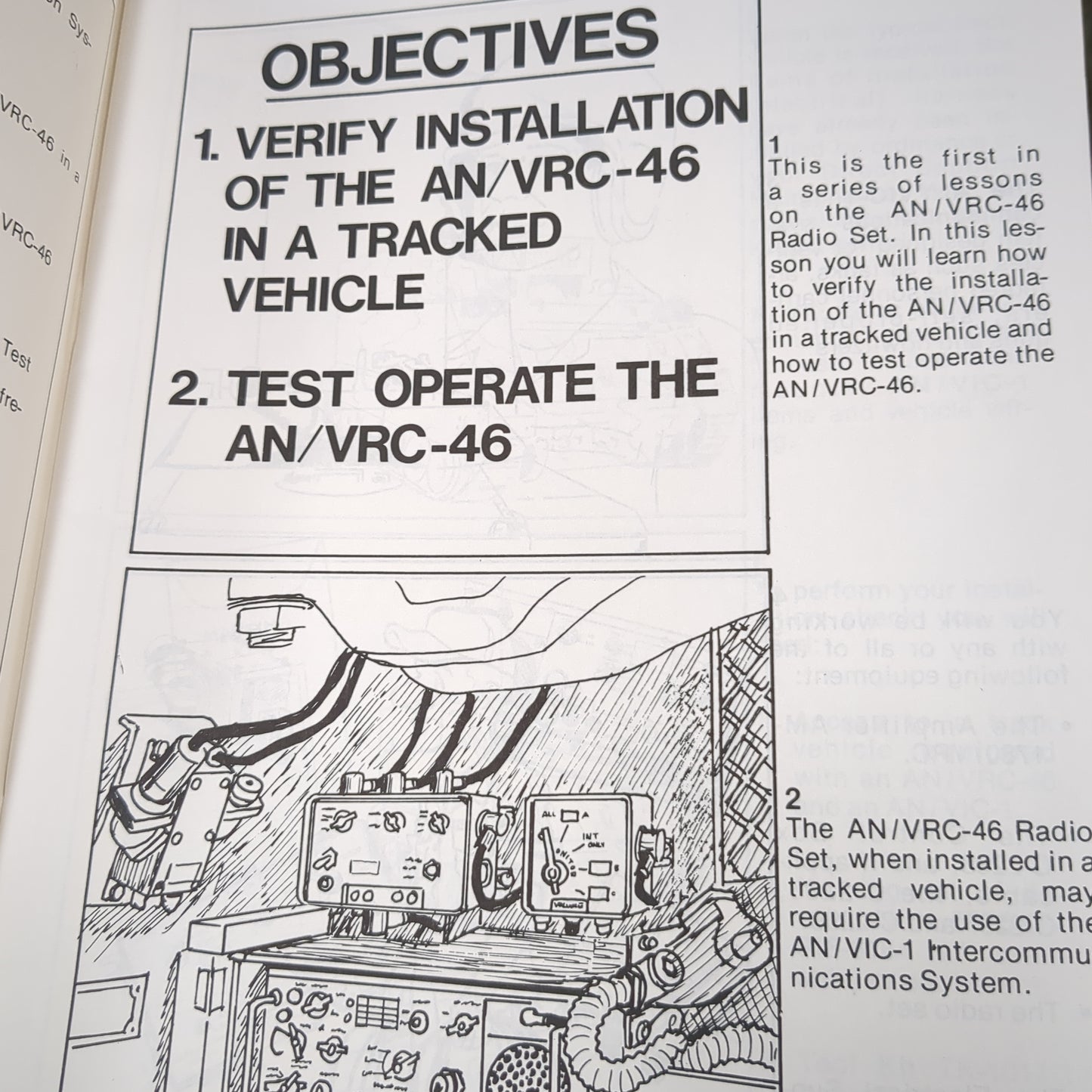 BOOK: RADIO SET AN/VCR-46 VERIFY INSTALLATION AND TEST OPERATE (box5)