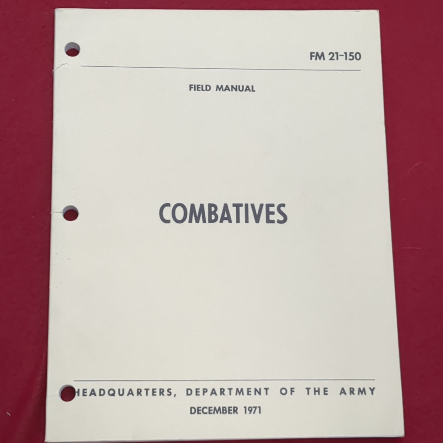 BOOK: TRAINING PACKAGE FOR CARE, MAINTENANCE, FITTING, USE, AND TESTING OF THE M17A1/M17 A2 PROTECTIVE MASK JANUARY 1983(box6)