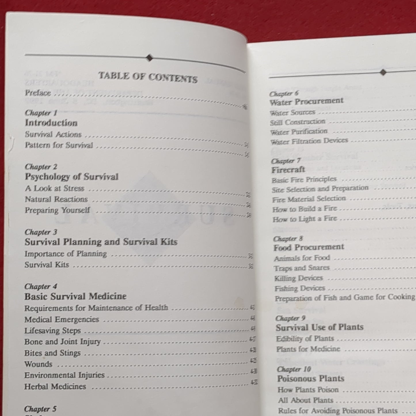 BOOK: SURVIVAL JUNE 1992 (box6)