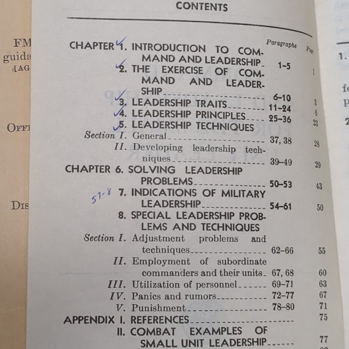 BOOK: COMMAND AND LEADERSHIP FOR THE SMALL UNIT LEADER FEBRUARY 1953 (box6)