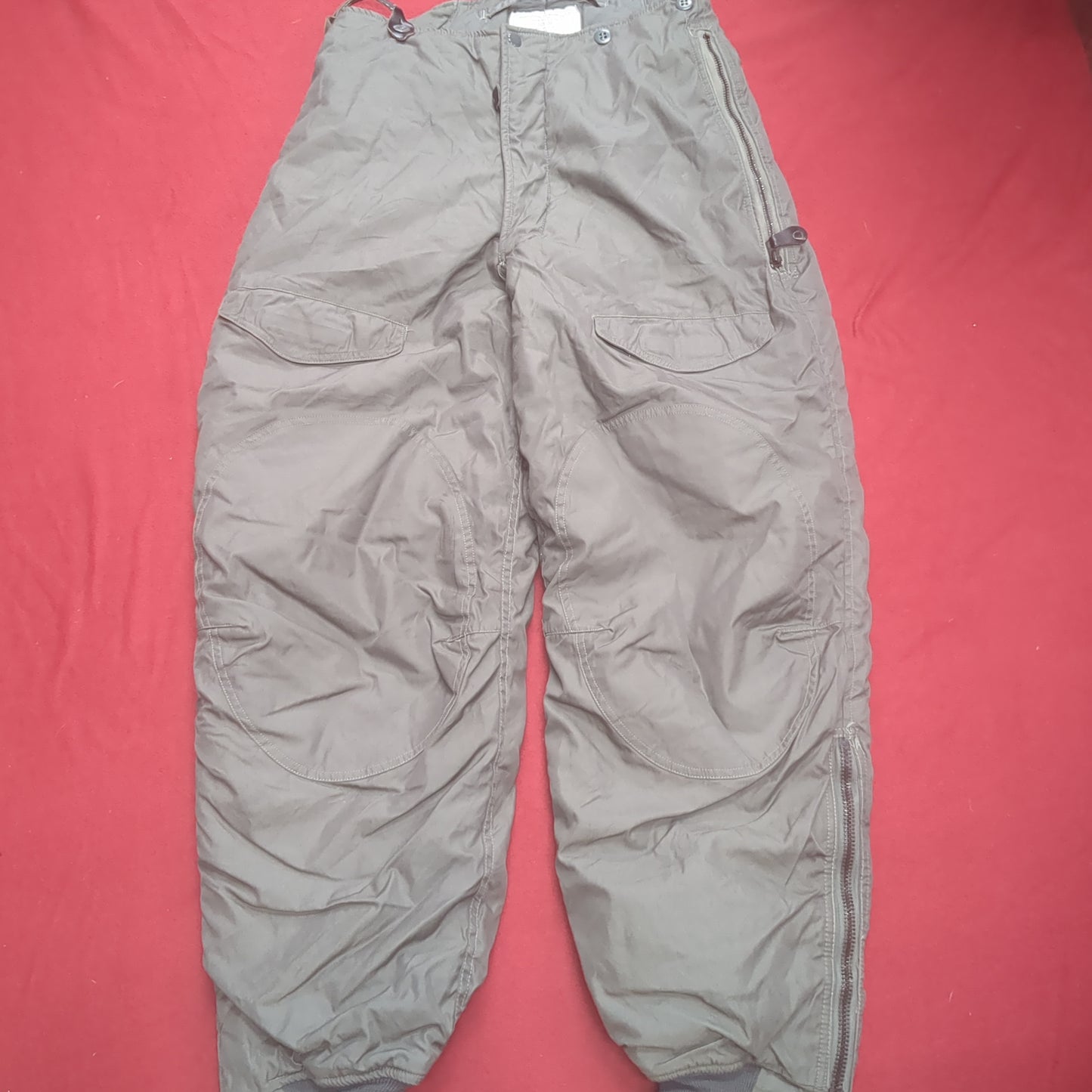 US Military F-1B Extreme Cold Weather Trousers 1982 W/O Suspenders Men's Sz 30 Excellent Condition (da13-OCT181)