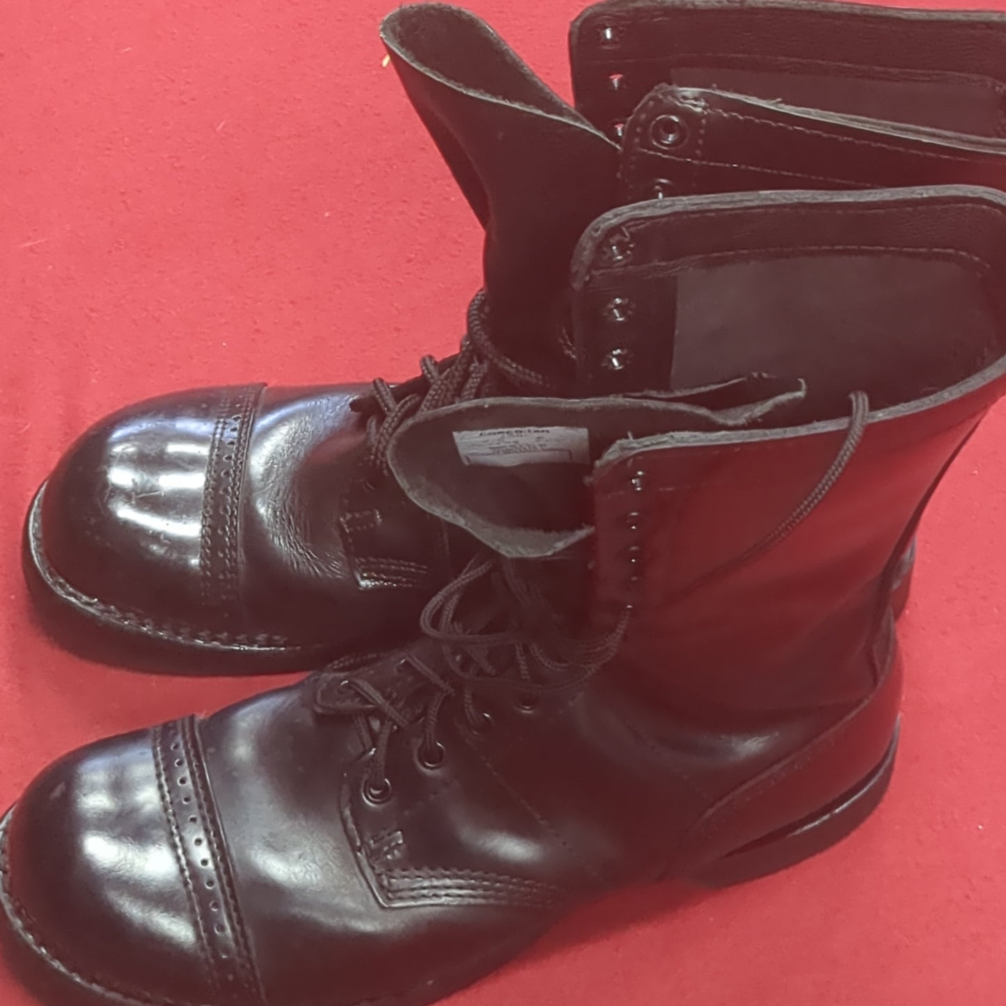 Corcoran 1500 10" Black Jump Boots Mens Size 10.5 EE Regular Excellent Condition (BA10-OCT197)