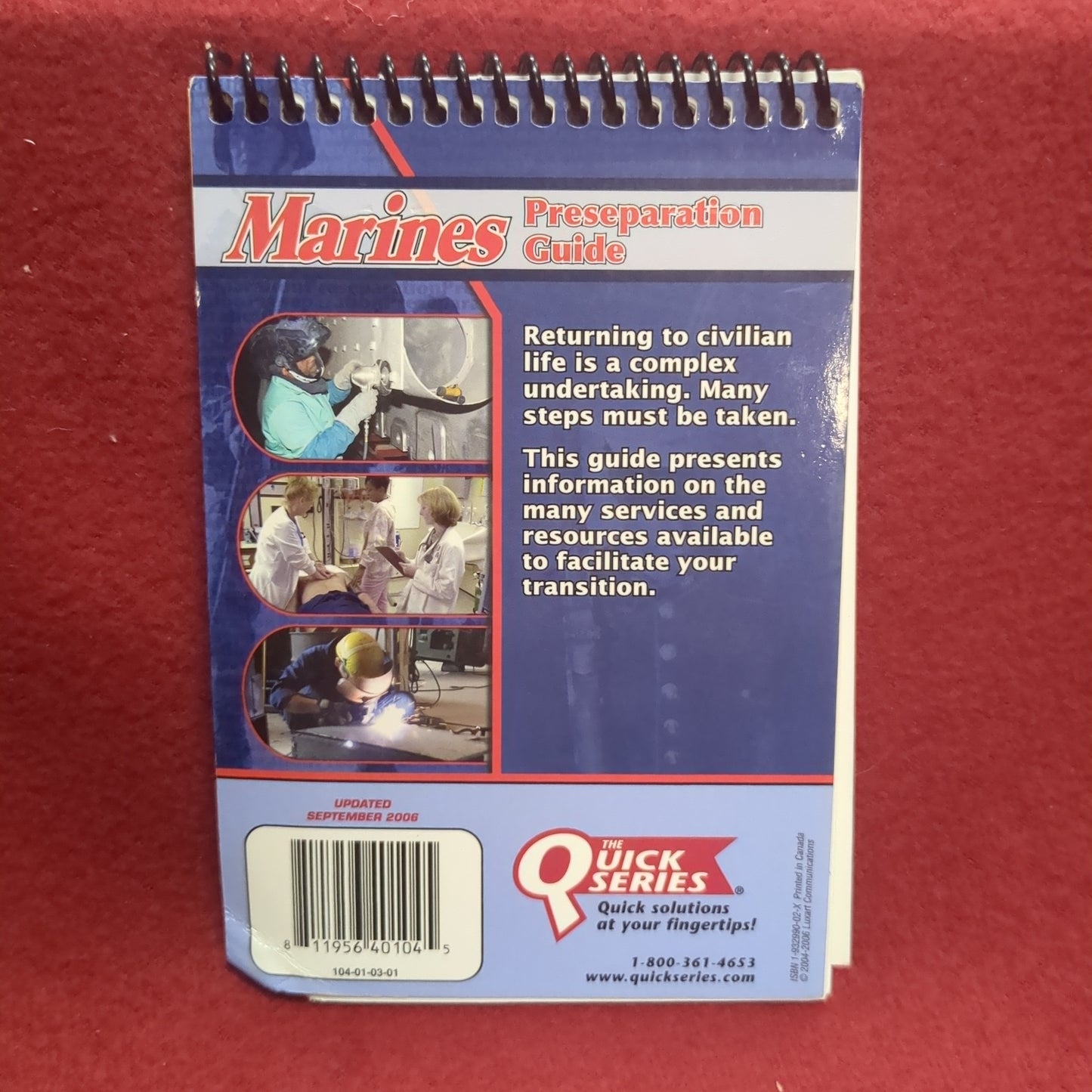 BOOK: MARINES PRESEPARATION GUIDE (box10)