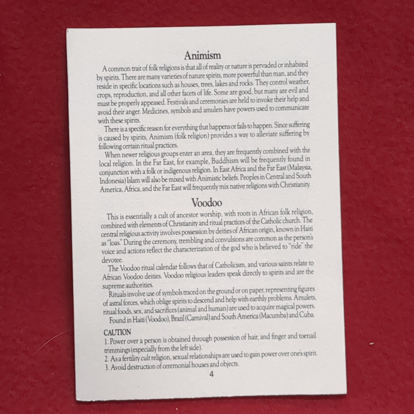 BOOK: CROSS-CULTURAL UNDERSTANDING: A PRE-DEPLOYMENT HANDBOOK FOR RELIGIOUS AND CULTURAL UNDERSTANDING (box10)