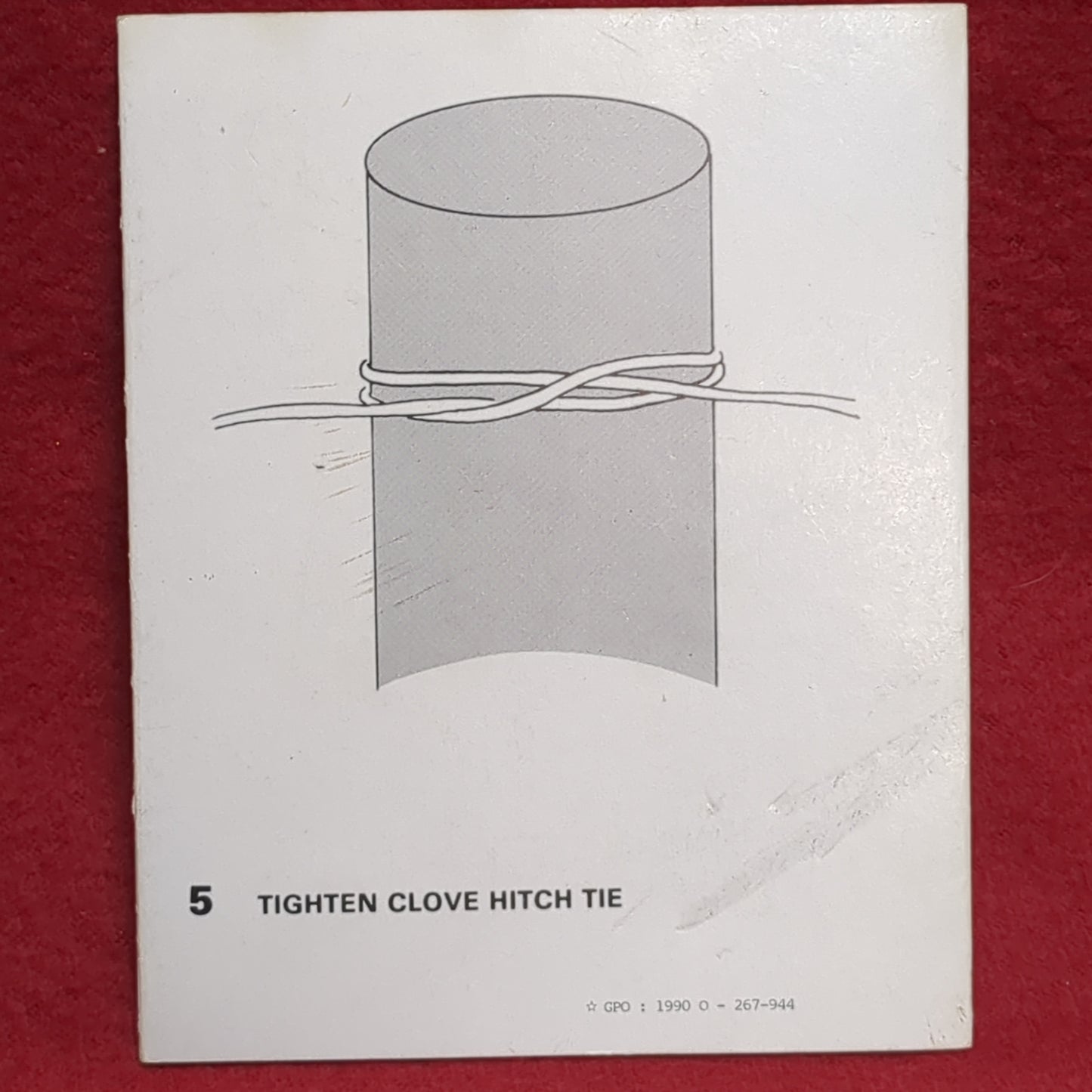 BOOK: CLOVE HITCH TIE MAY 1981 (box10)