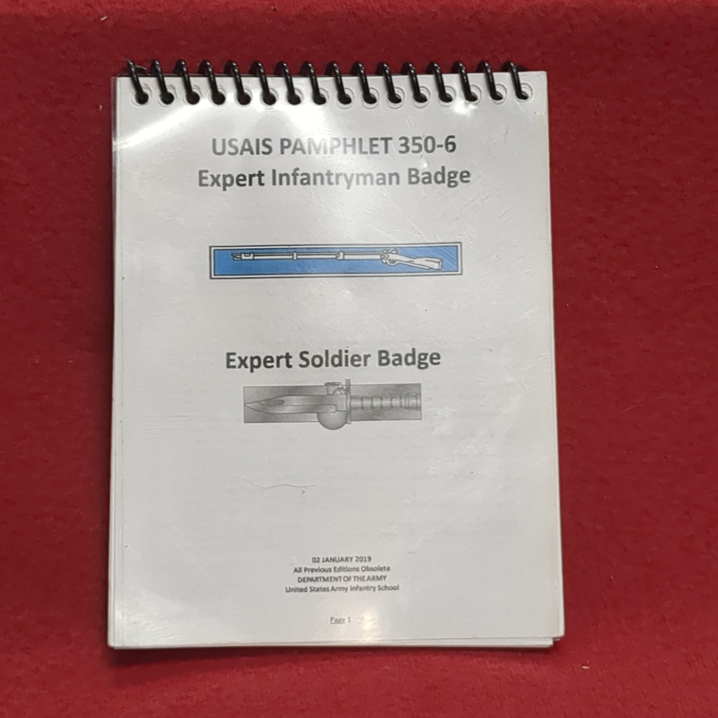 BOOK: EXPERT INFANTRYMAN BADGE EXPERT SOLDIER BADGE 02 JANUARY 2019 (box10)