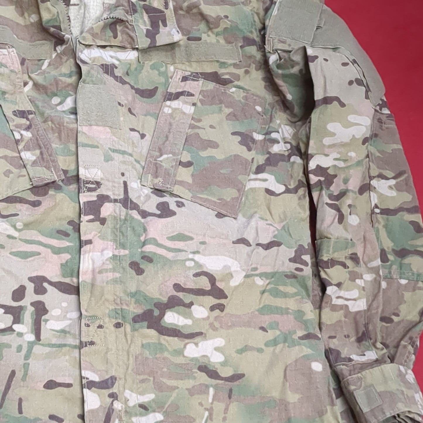 SET of US Army Small Regular Multicam Uniform FRAC Top Pants Excellent Condition (ec10-NOV15)