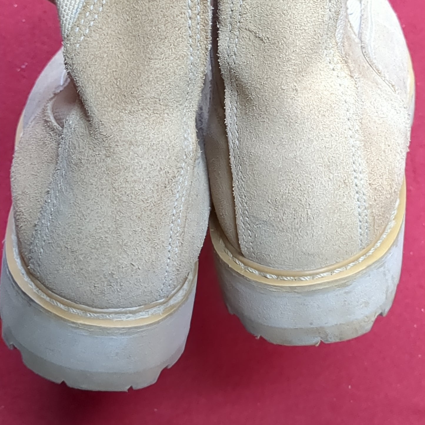 US Army 5.5 XW Bates E33500B Gore-Tex Cold Weather Combat Boots 499 Tan Used (a09- DC14-NOV30)
