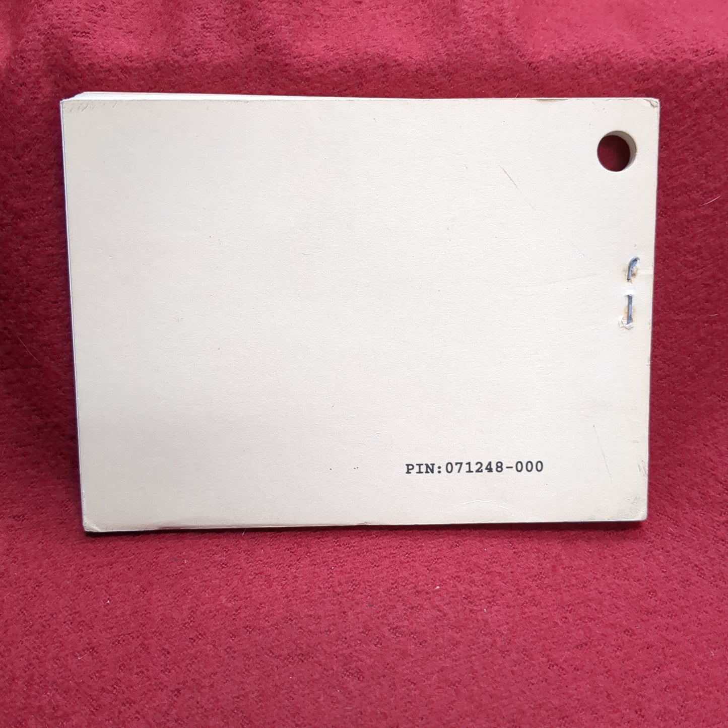 BOOK: OPERATOR'S MANUAL FOR INDIVIDUAL CHEMICAL PROTECTIVE CLOTHING 31 MARCH 1993 (box16)