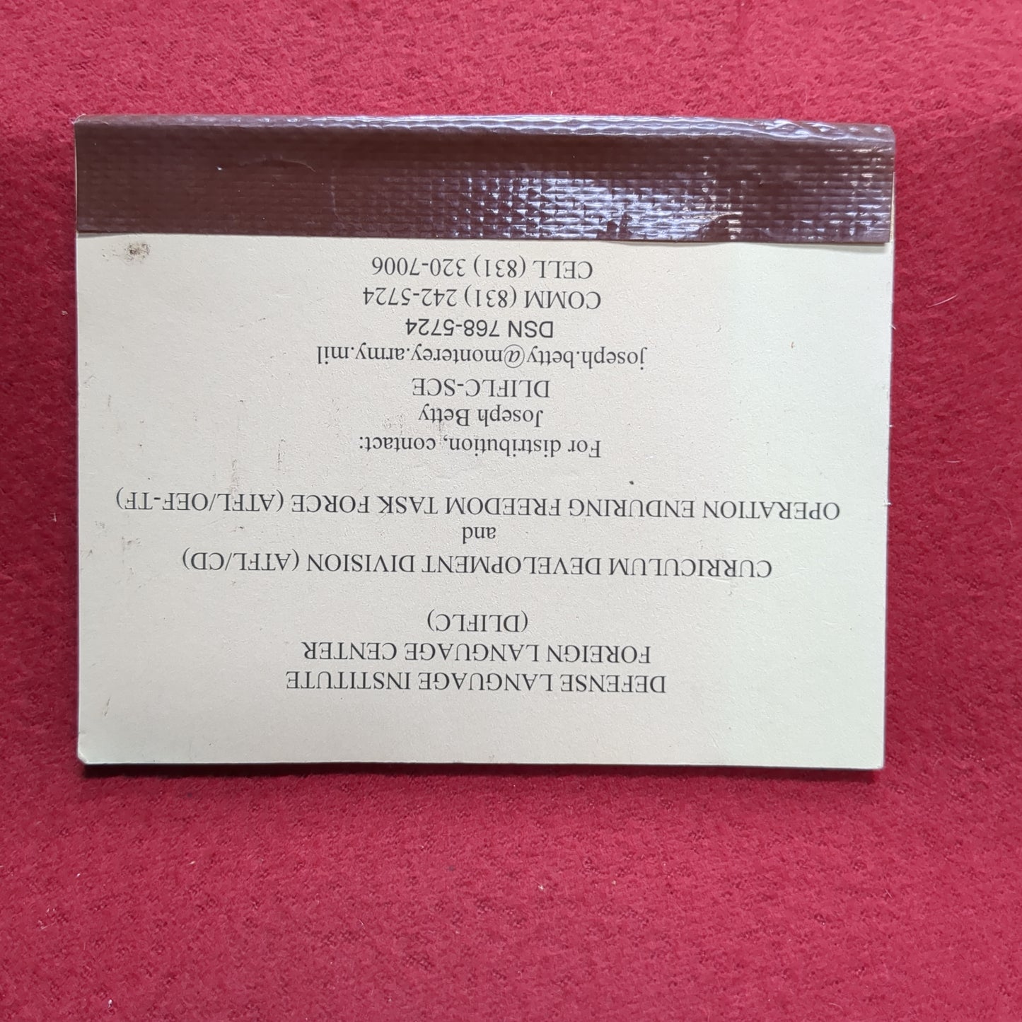 BOOK: IRAQI BASIC LANGUAGE SURVIVAL GUIDE APRIL 2003 (box16)