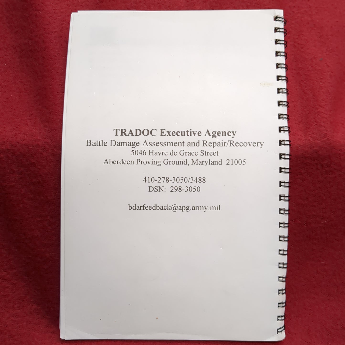 BOOK: BATTLE DAMAGE ASSESSMENT AND REPAIR SMART BOOK (DOCTRIANAL GUIDE TO BATTLE DAMAGE ASSESSMENT AND REPAIR) 01 APRIL 2006(box16)
