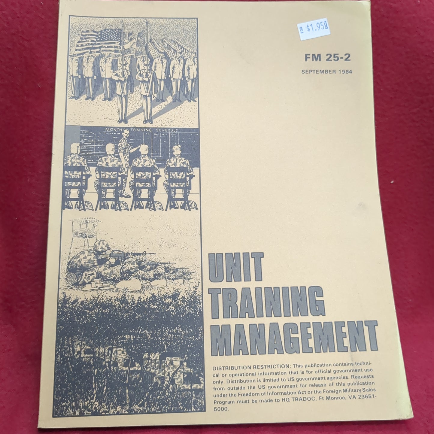 BOOK: UNIT TRAINING MANAGEMENT SEPTEMBER 1984 (box17)