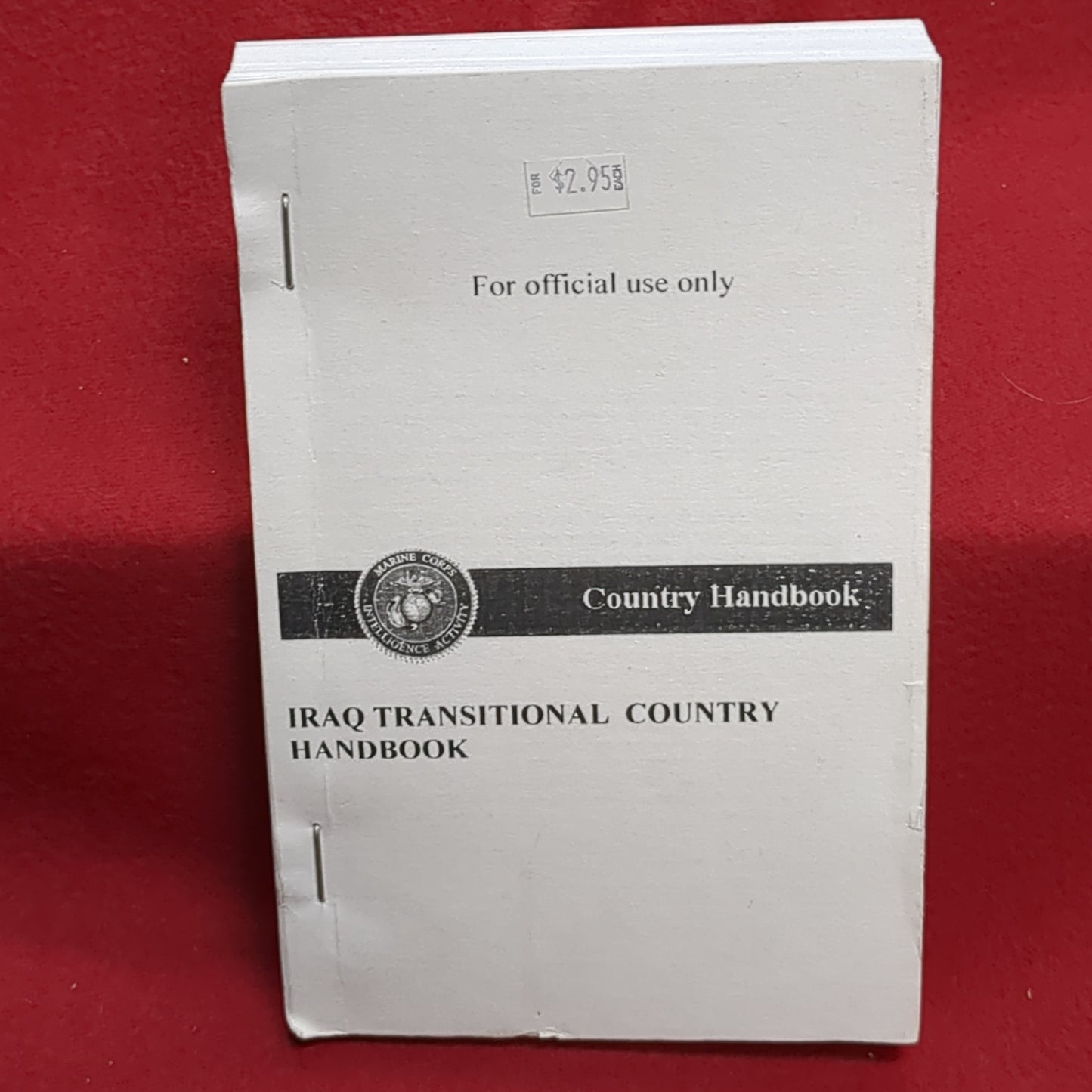 BOOK: COUNTRY HANDBOOK: IRAQ TRANSITIONAL COUNTRY HANDBOOK (box18)
