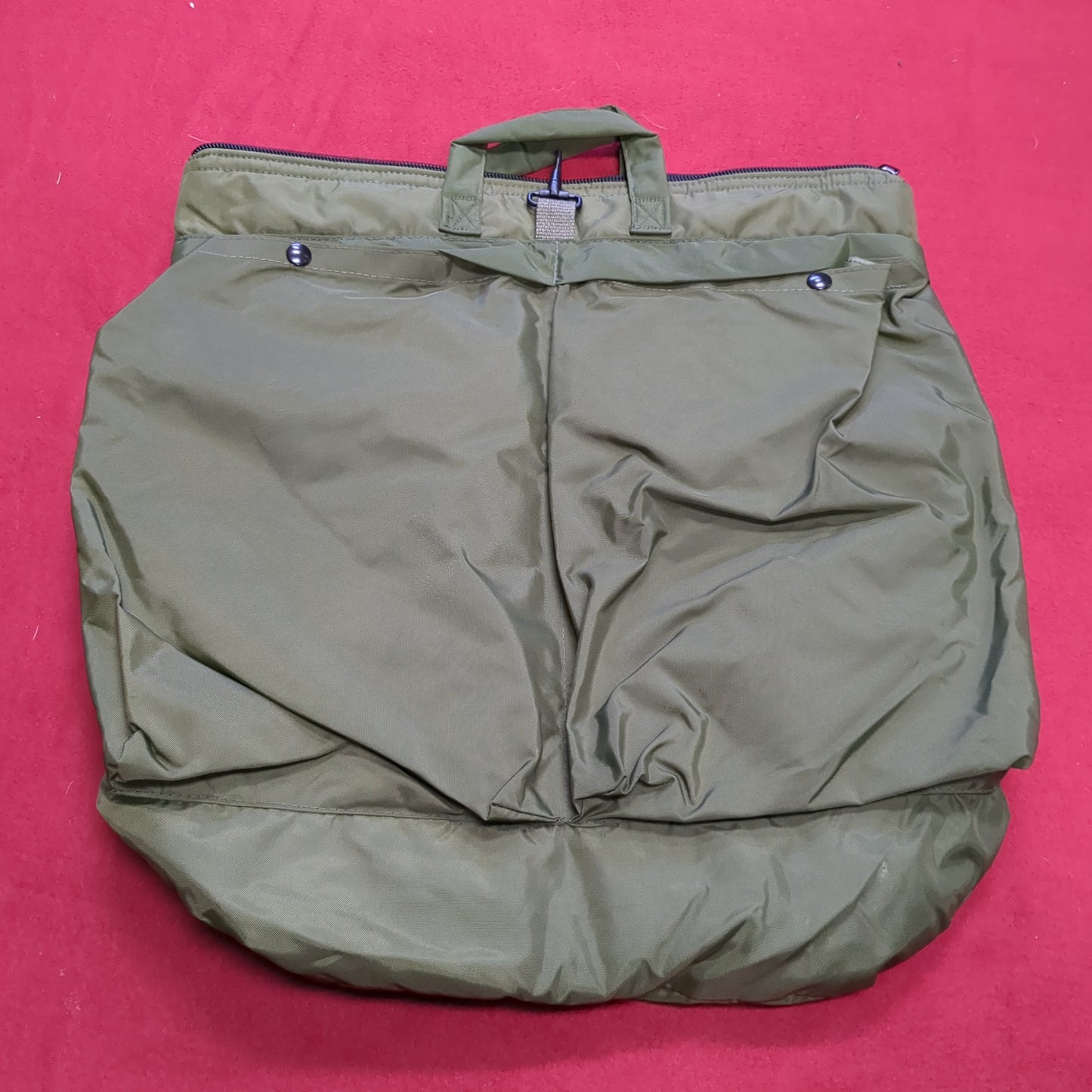 Flyers Flight Helmet Bag Nylon with US ARMY ROTC Leadership Excellence Patch Excellent Condition (BB05-NOV86)