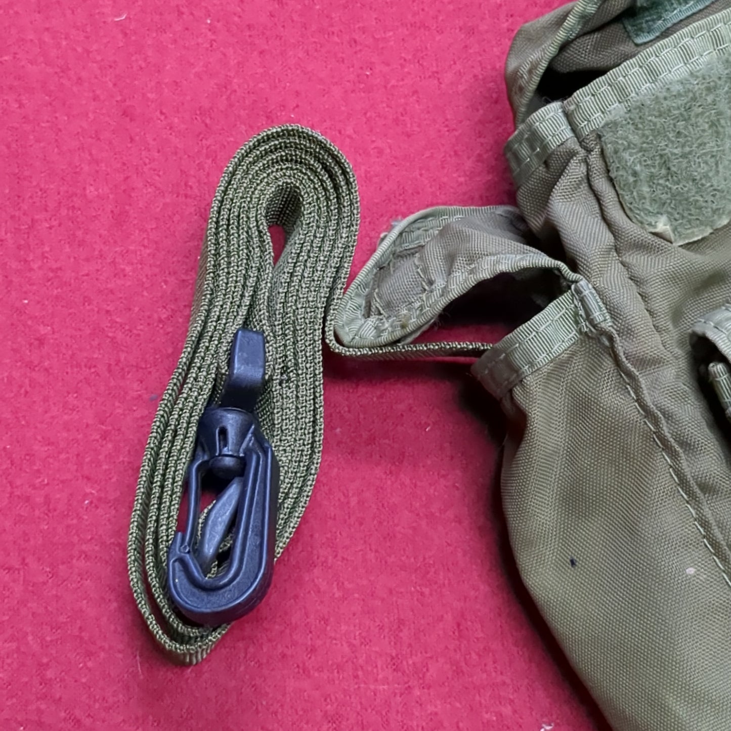 USGI AN/PSN-11 PLGR GPS Pouch Olive Drab Good Condition (ca07-NOV92)