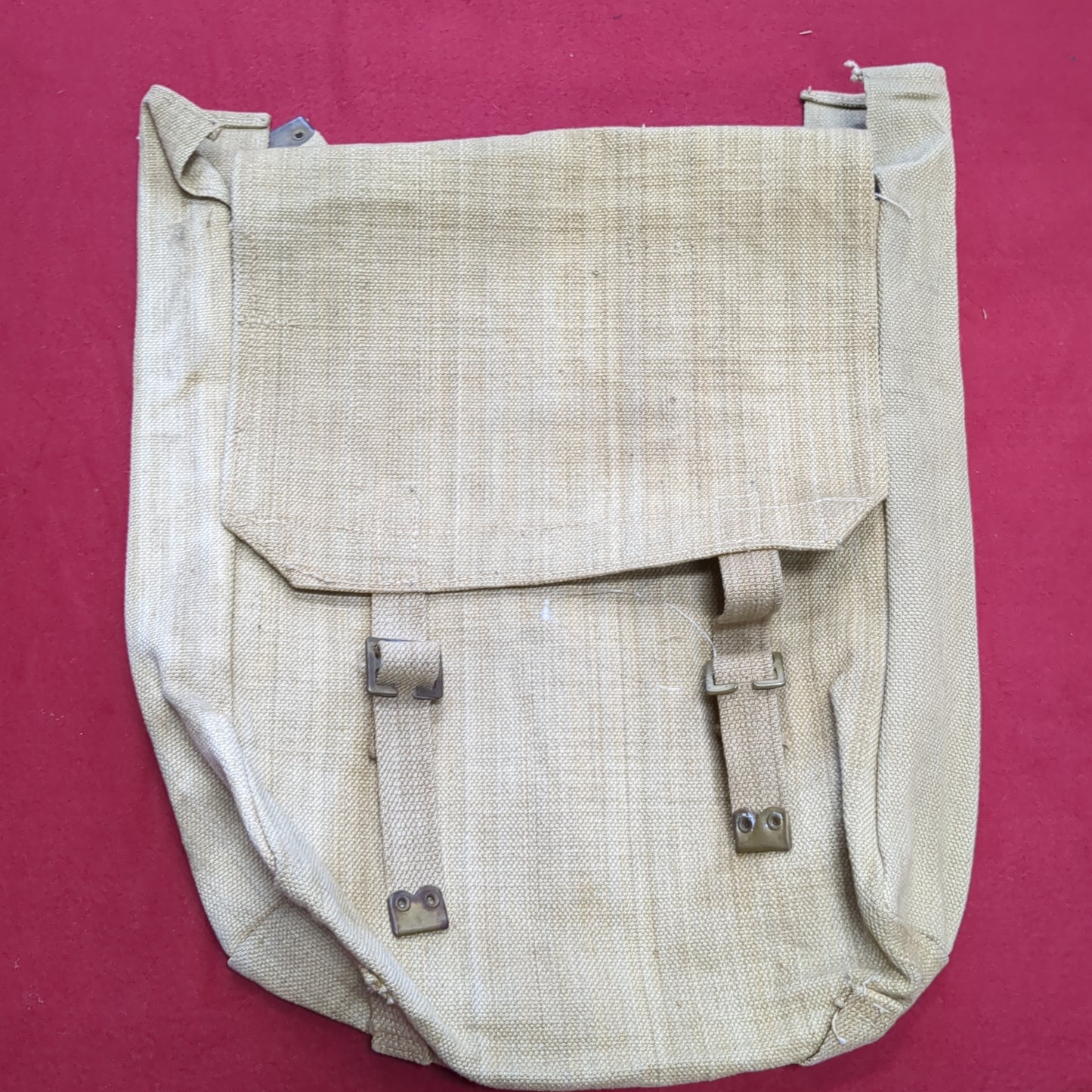 Vintage A.E.F 1943 World War 1 Canvas Bag Good Condition (bag-NOV94)