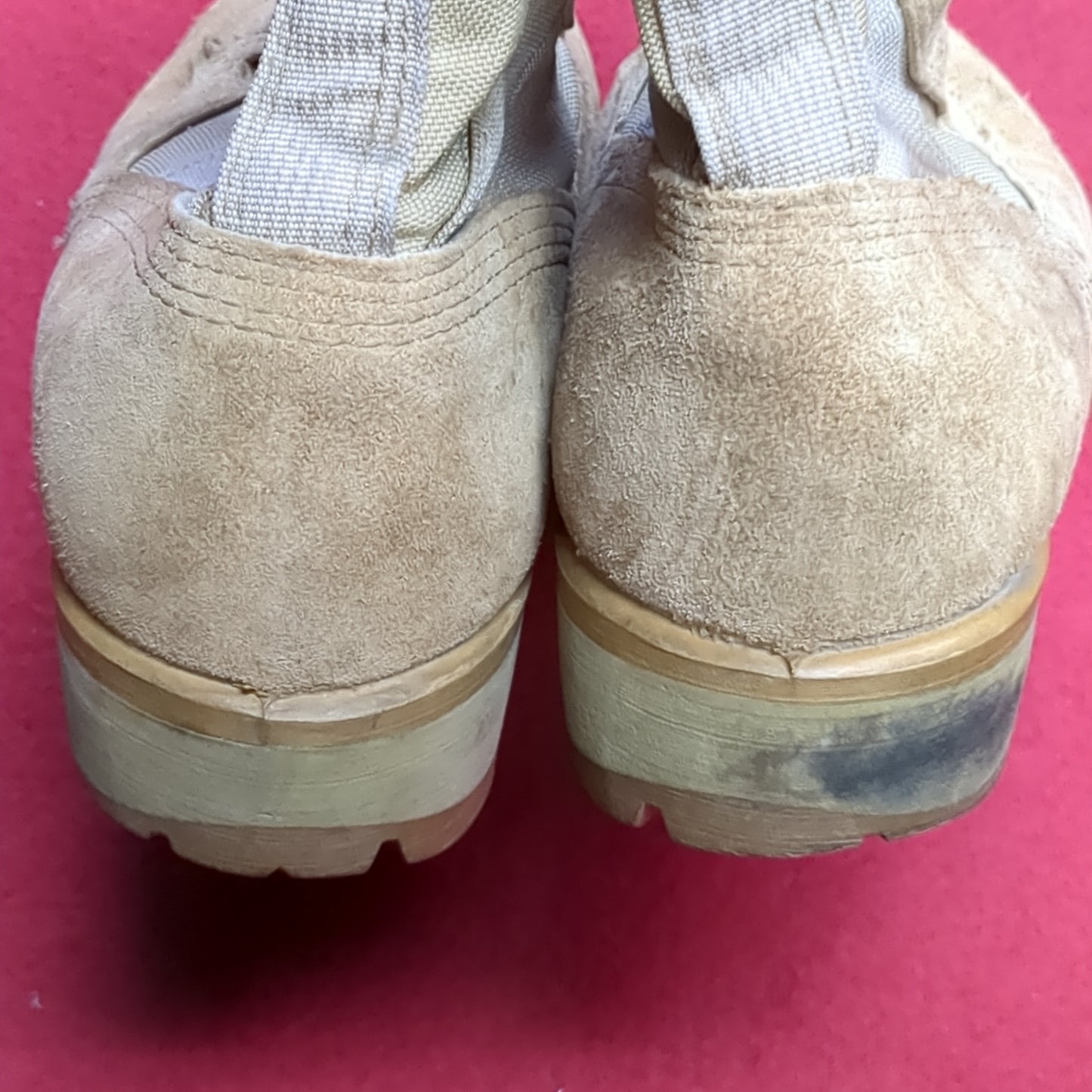 US Army 5 1/2 W Standard Issue Hot Weather Combat Boots Coyote 499 Tan (a09- DC14-NOV103)