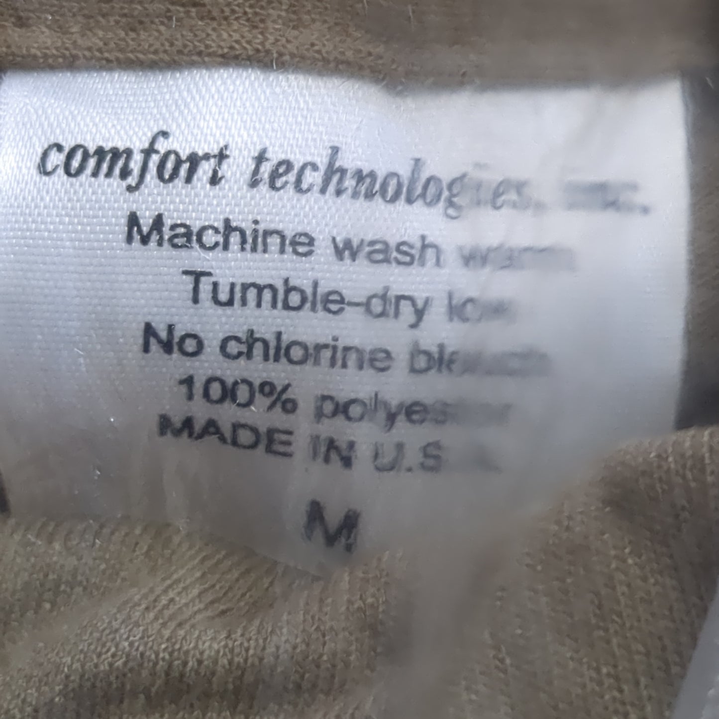 NOS Medium Crew Neck Cotton T-Shirt Brown (aa02-NOV113)