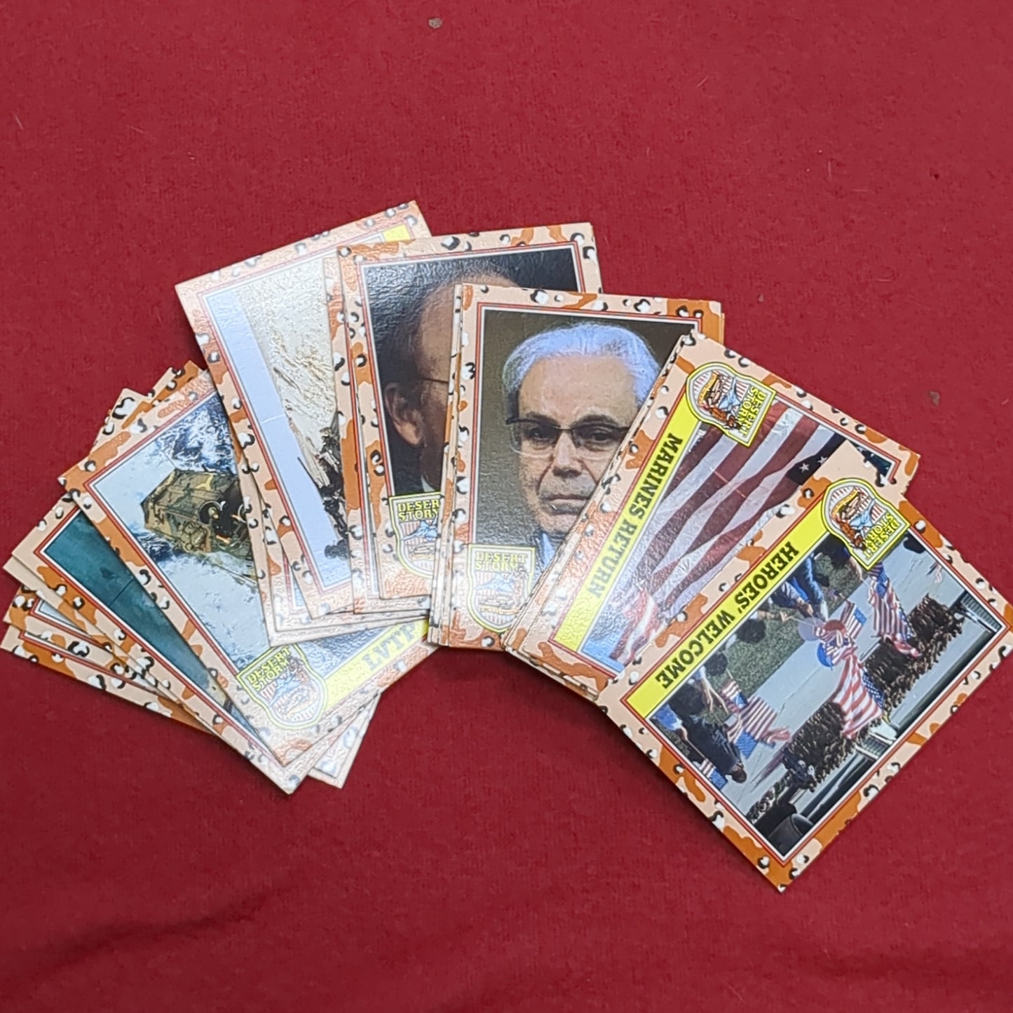Topps Desert Storm Trading Cards 3rd Series Excellent Condition (06cc- ca9-NOV136)