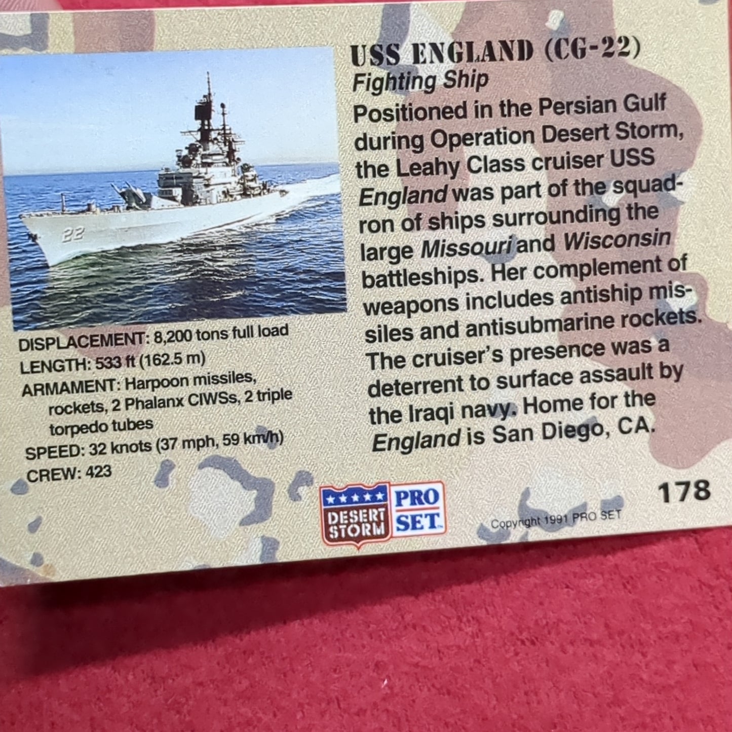 Topps Desert Storm Trading Cards Pro Set Excellent Condition (06cc- ca9-NOV138)