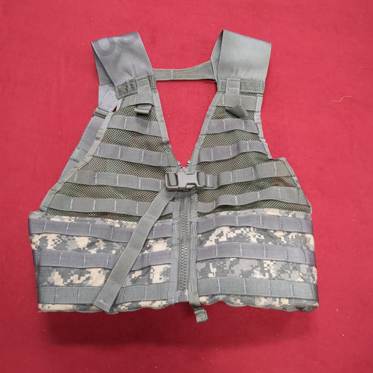 US Army ACU Digitial Camo Fighting Load Carrier FLC Molle Used (eb06-NOV159)