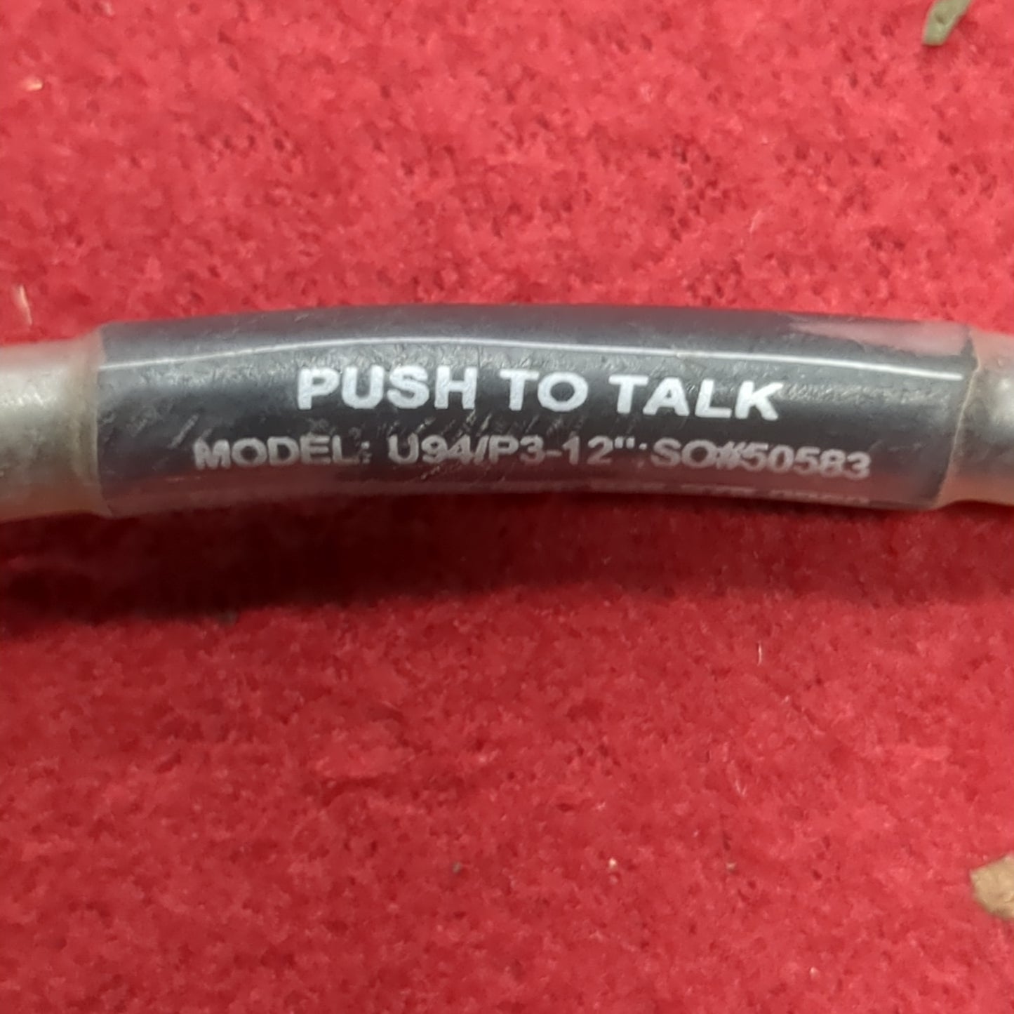 TEA Swatheads Push to talk Model : U94/P312" SO#50583 Good Condition (fc03-NOV163)