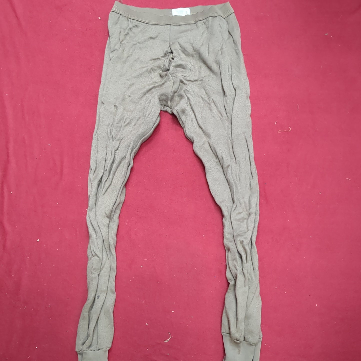 Set of Medium'90s Brown Cold Weather Poly-Pro Top/Bottom Used (waf3- fa03-YAM61