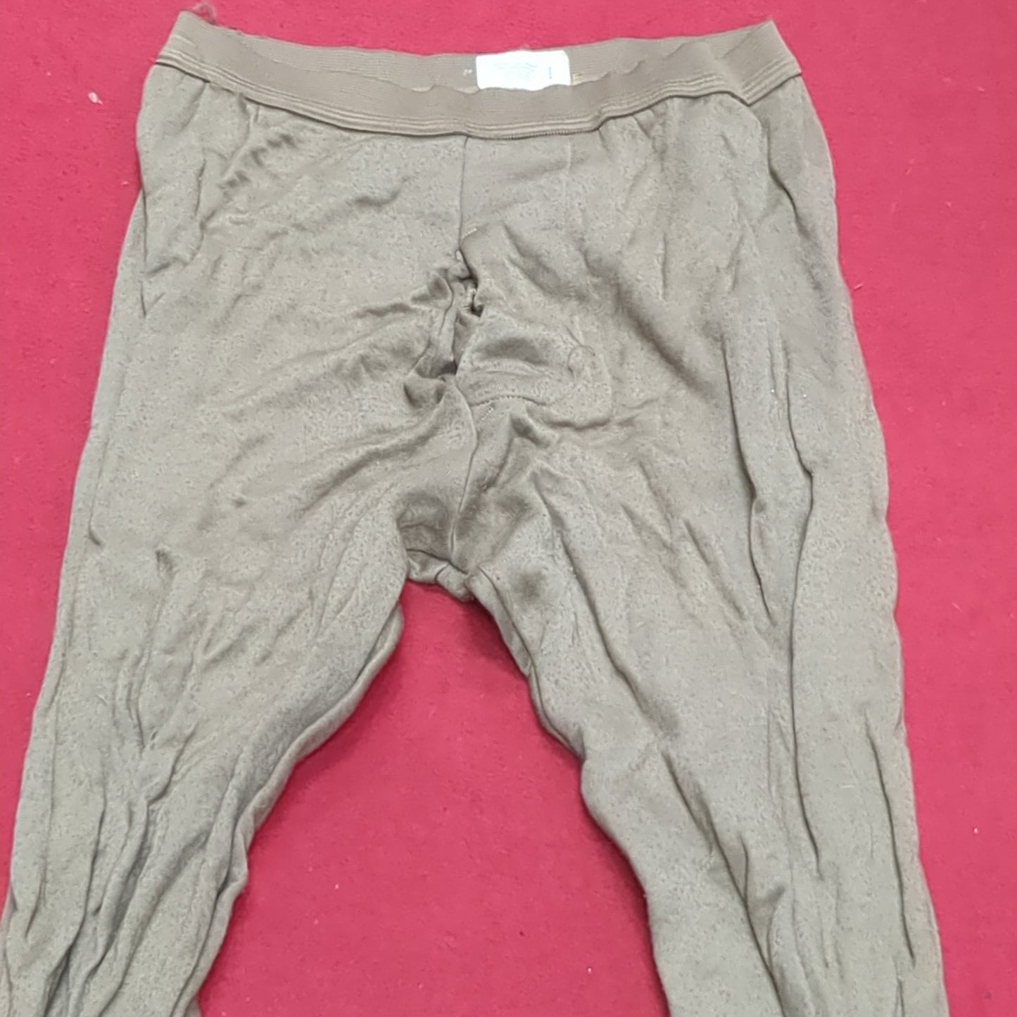Set of Medium'90s Brown Cold Weather Poly-Pro Top/Bottom Used (waf3- fa03-YAM61
