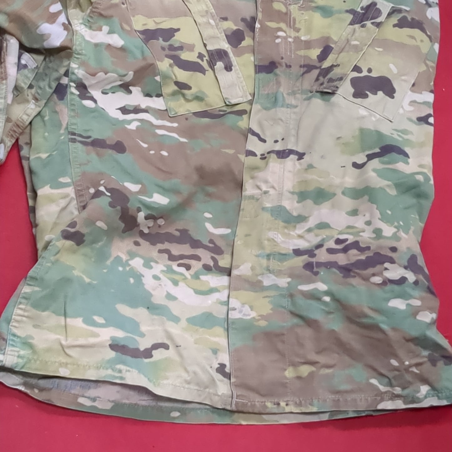 Lot of Two* US Army SMALL LONG Traditional OCP Uniform Top Air Force Used (OCP11- ea07-NOV170)