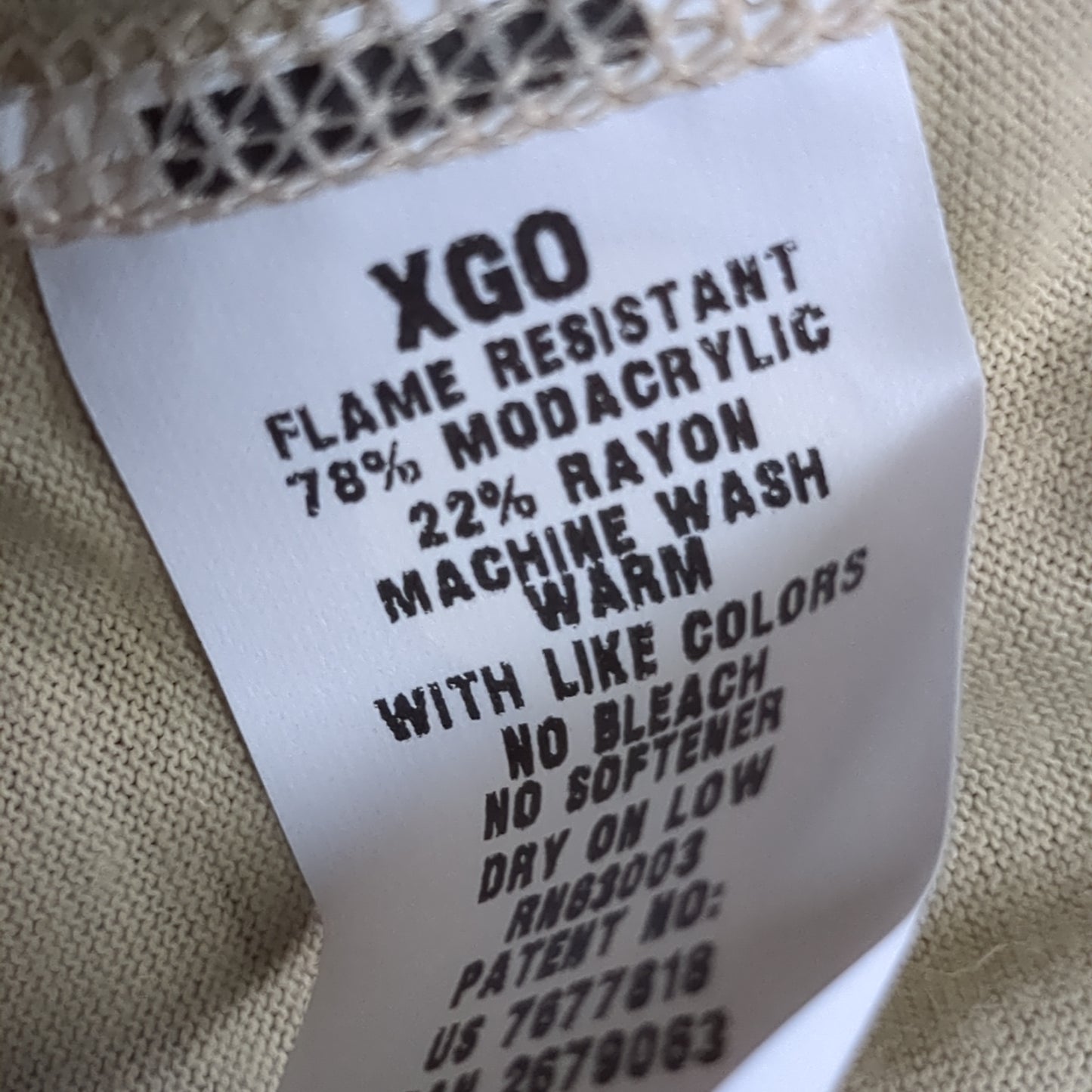XGO Medium Silks Cold Weather Pants Bottom Flame Resistant Sand Good Condition (09CC- ca10-NOV187)