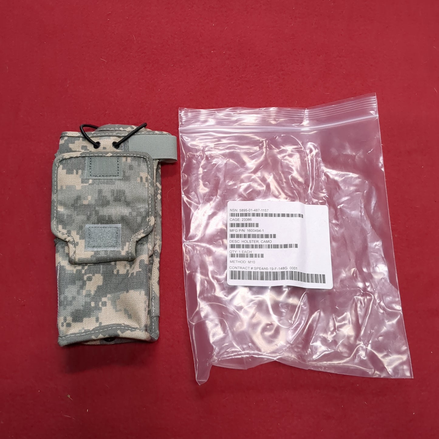 NOS Us Army Thales Holster Radio Pouch ACU/UCP 23386 (ca07-NOV198)