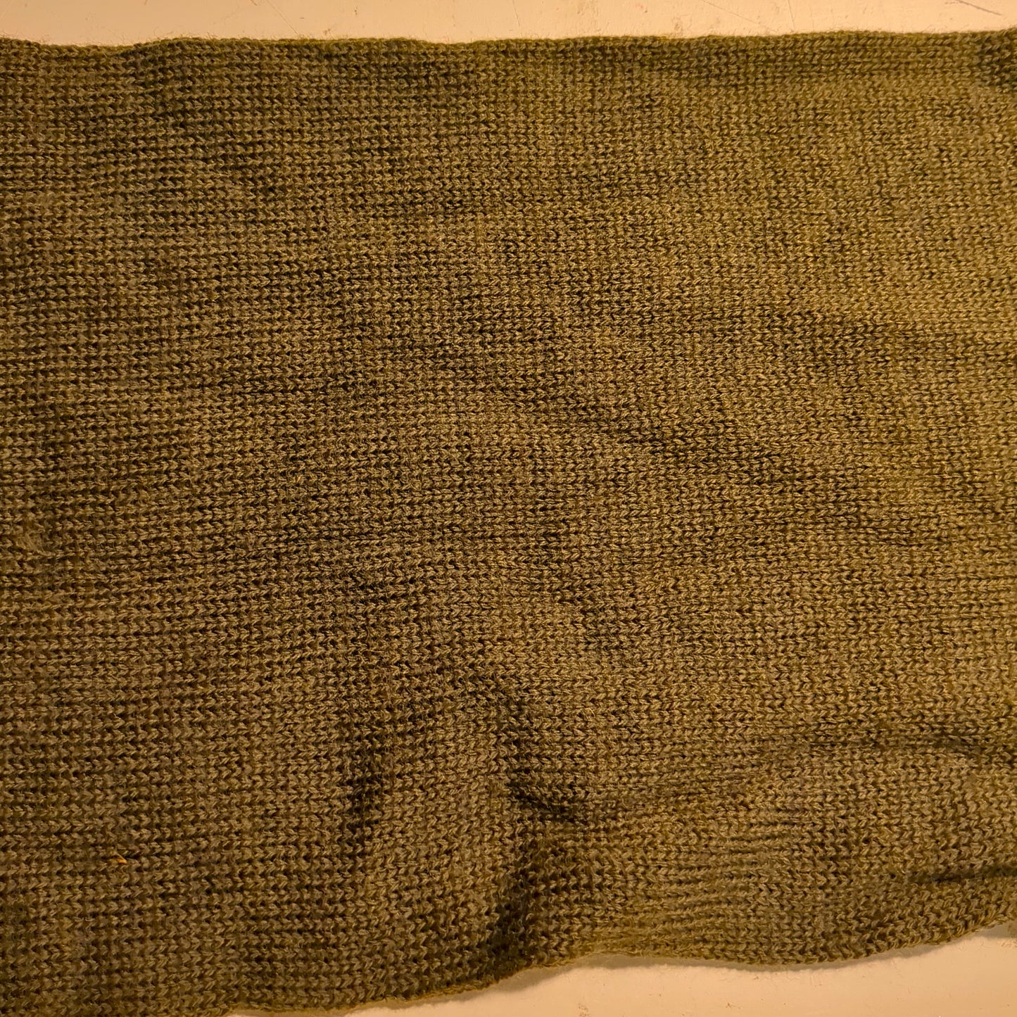 LOT of 10 Unused 1980s Wool Scarf Neckwear Men's 208 Green Class 1 (FB19)