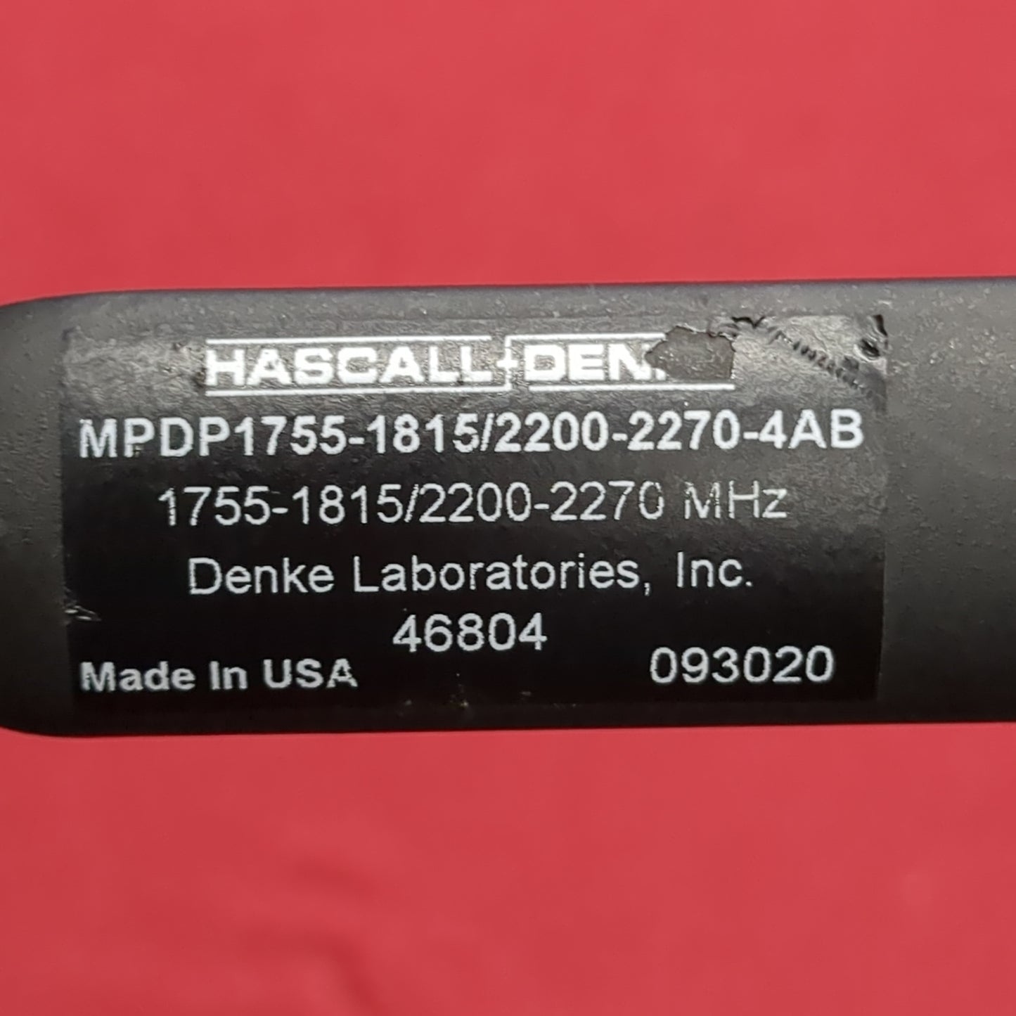 Hascall-Denke 1755-1815/2200-2270 MHz Good Condition (fc03-NOV207)