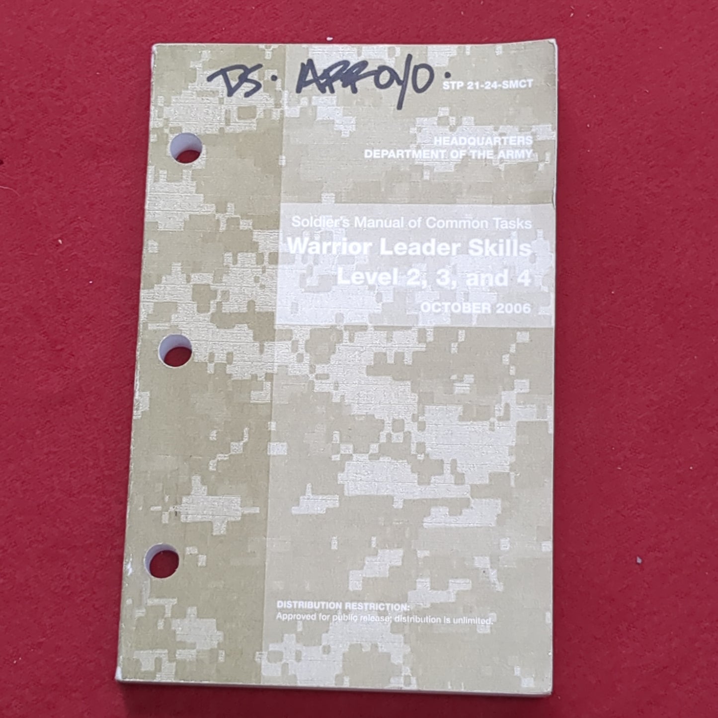BOOK: October 2006 WARRIOR SKILLS LEVEL 2, 3, and 4 (BOX 19)