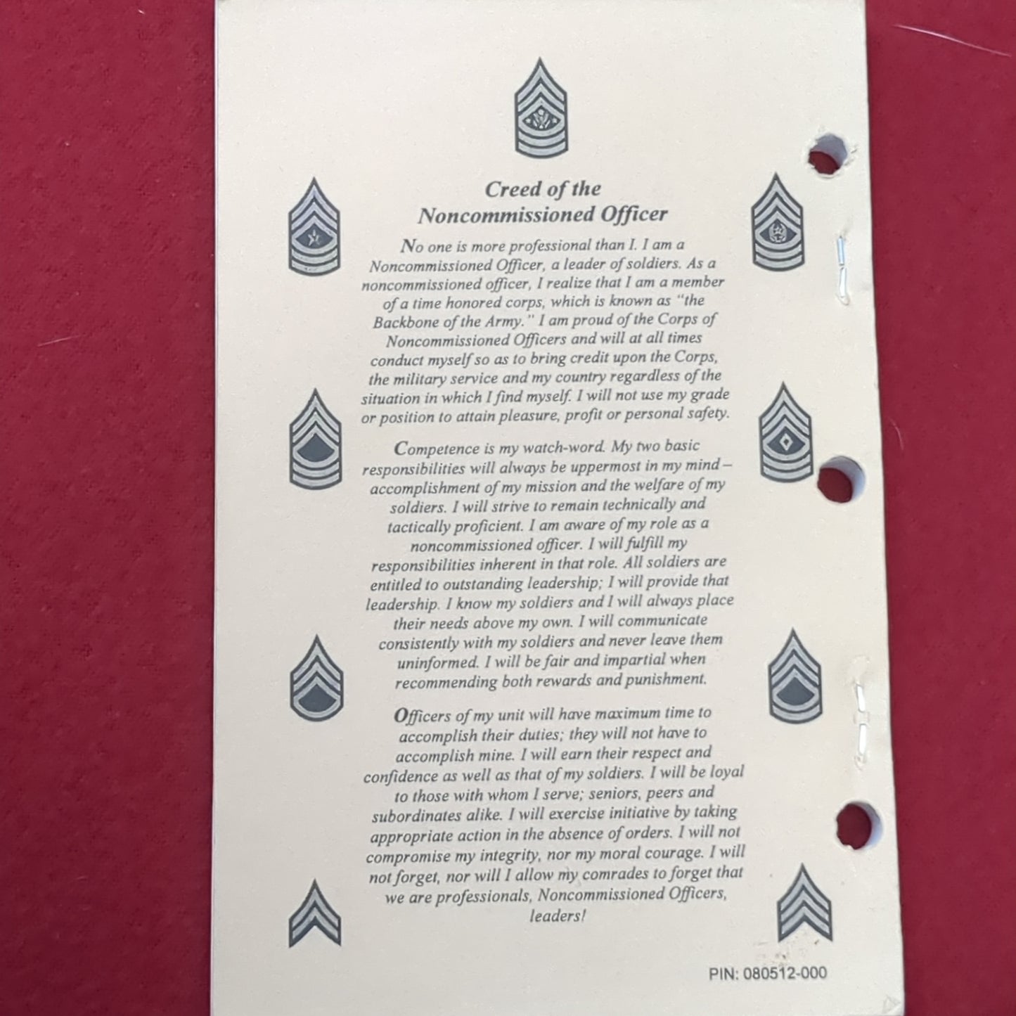 BOOK: HEADQUARTERS DEPARTMENT OF THE ARMY THE ARMY NONCOMMISSIONED OFFICER GUIDE DECEMBER 2002 (BOX 19)