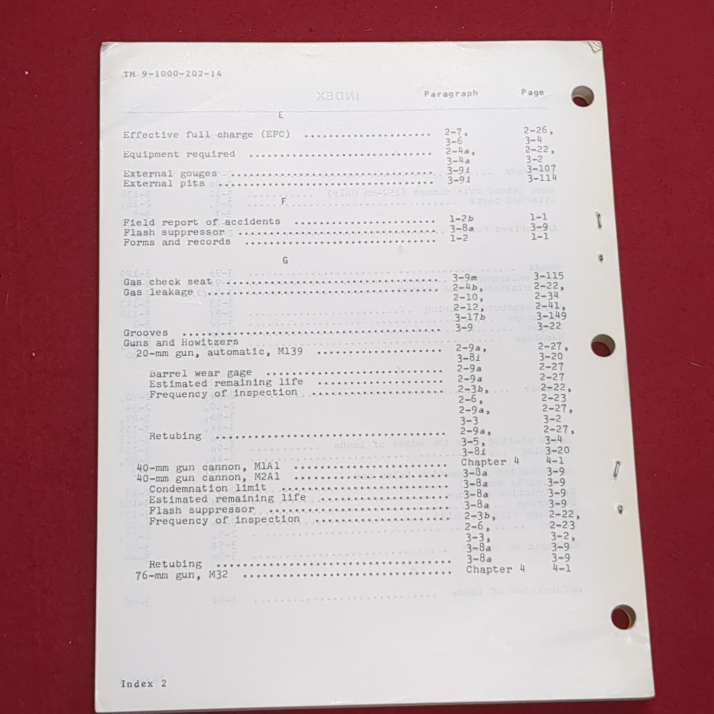 BOOK: EVALUATION OF CANNON TUBES NOVEMBER 1976 (BOX20)