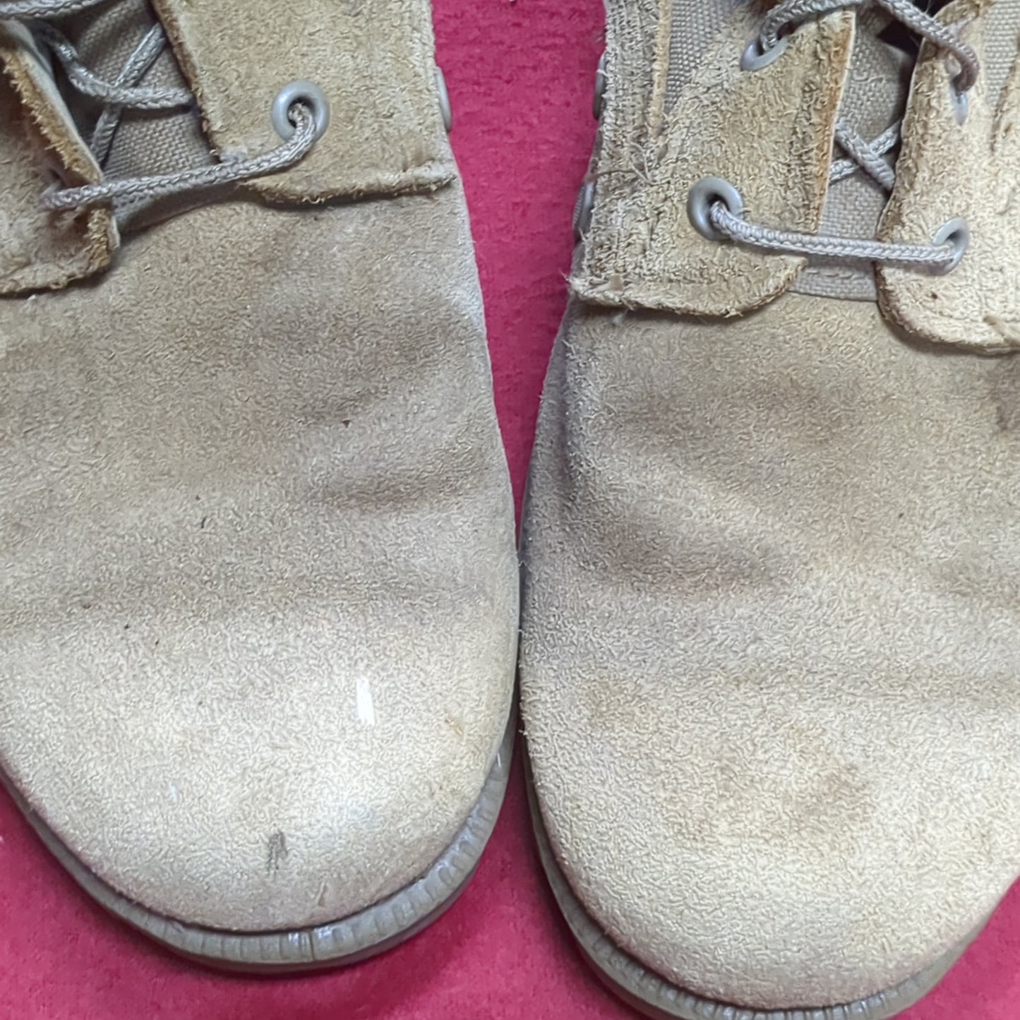 McRae US Army 9.5 Wide Hot Weather Combat Boots Coyote 499 Tan Used (FA20-NOV228)