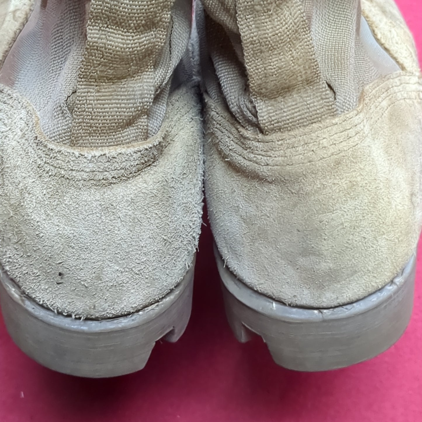 McRae US Army 9.5 Wide Hot Weather Combat Boots Coyote 499 Tan Used (FA20-NOV228)