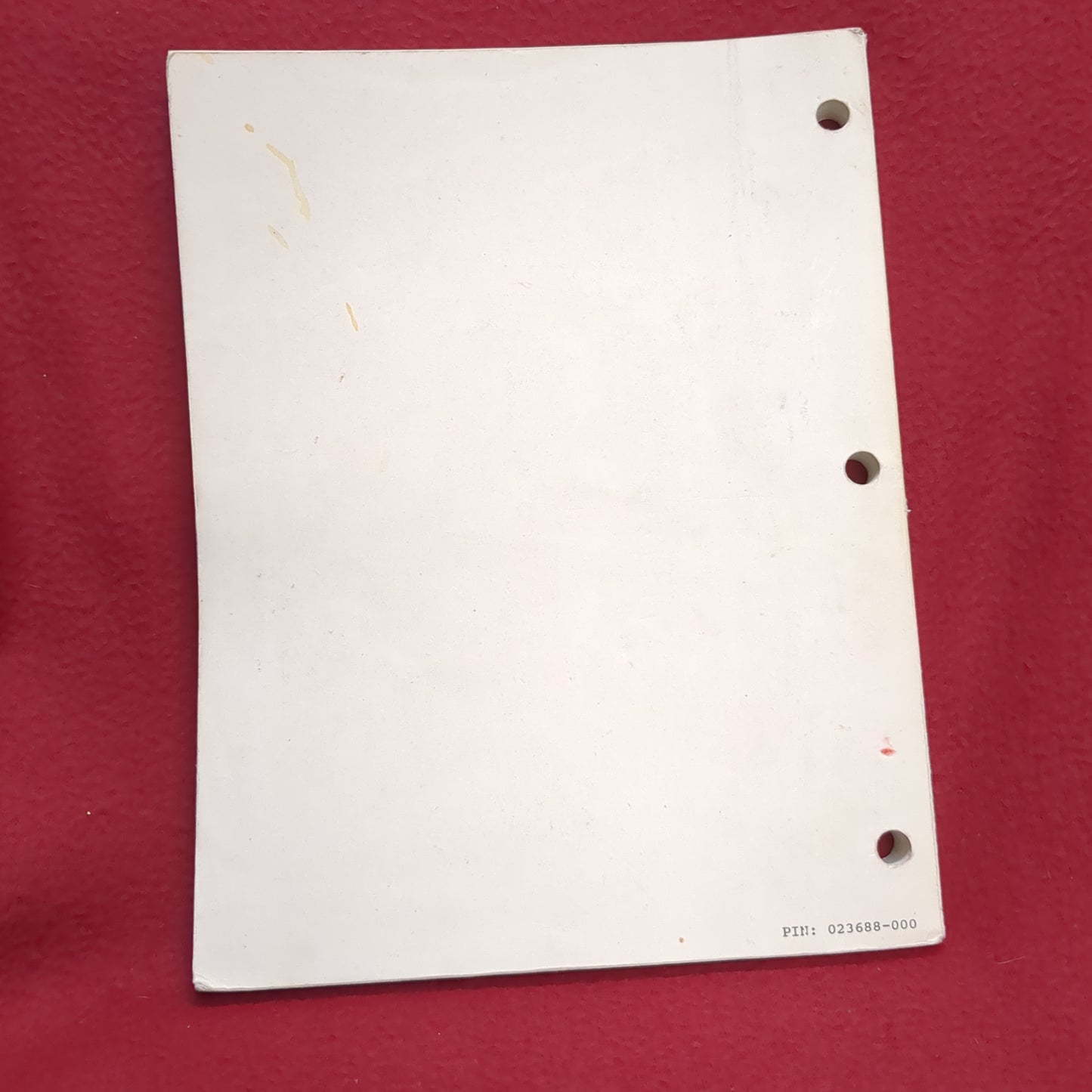 BOOK DRILL AND CEREMONIES DECEMBER 1986 (BOX23)