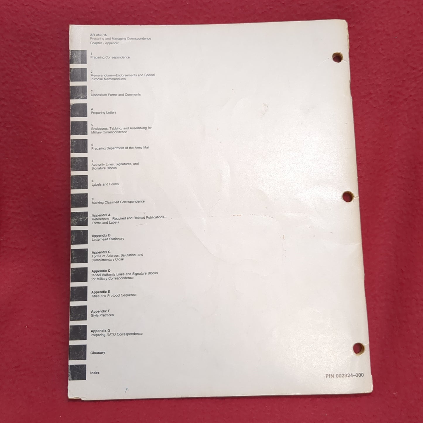 BOOK OFFICE MANAGEMENT: PREPARING AND MANAGING CORRESPONDENCE 12 NOVEMBER 1986(BOX23)