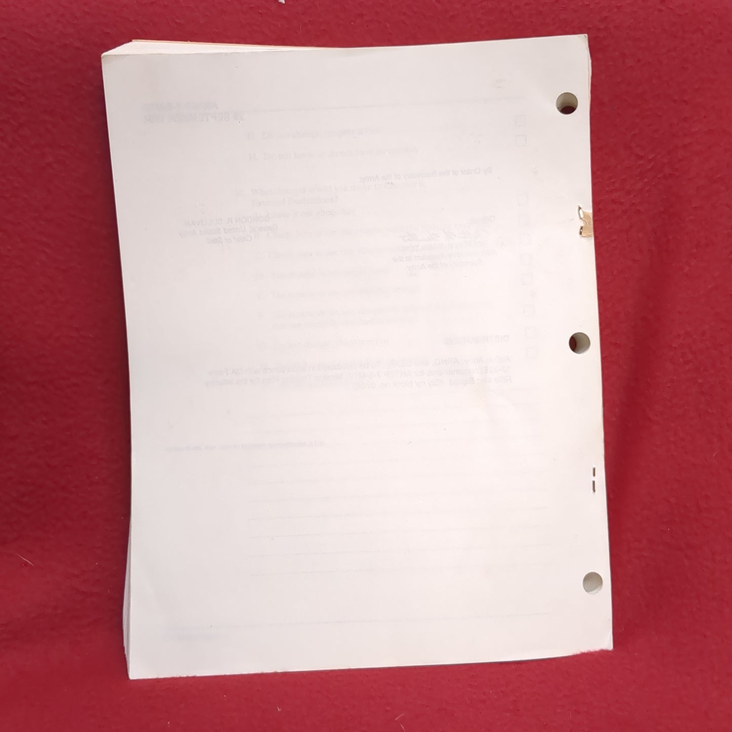 BOOK MISSION TRAINING PLAN FOR THE INFANTRY RIFLE PLATOON AND SQUAD 29 SEPTEMBER 1994 (BOX23)