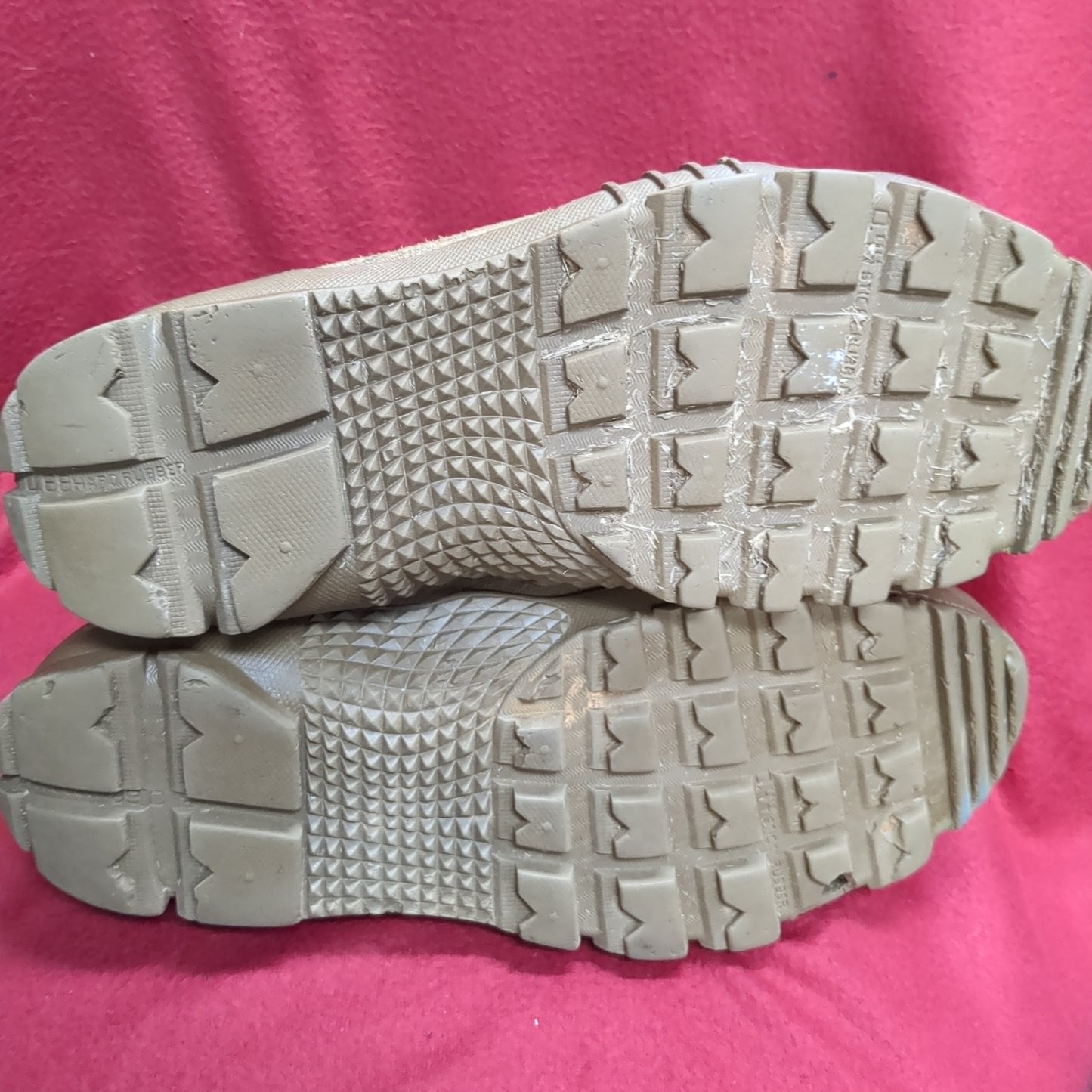 US Army Hot Weather Nike Combat Boots Desert Sand Size 11 Used (hc02-NOV236)