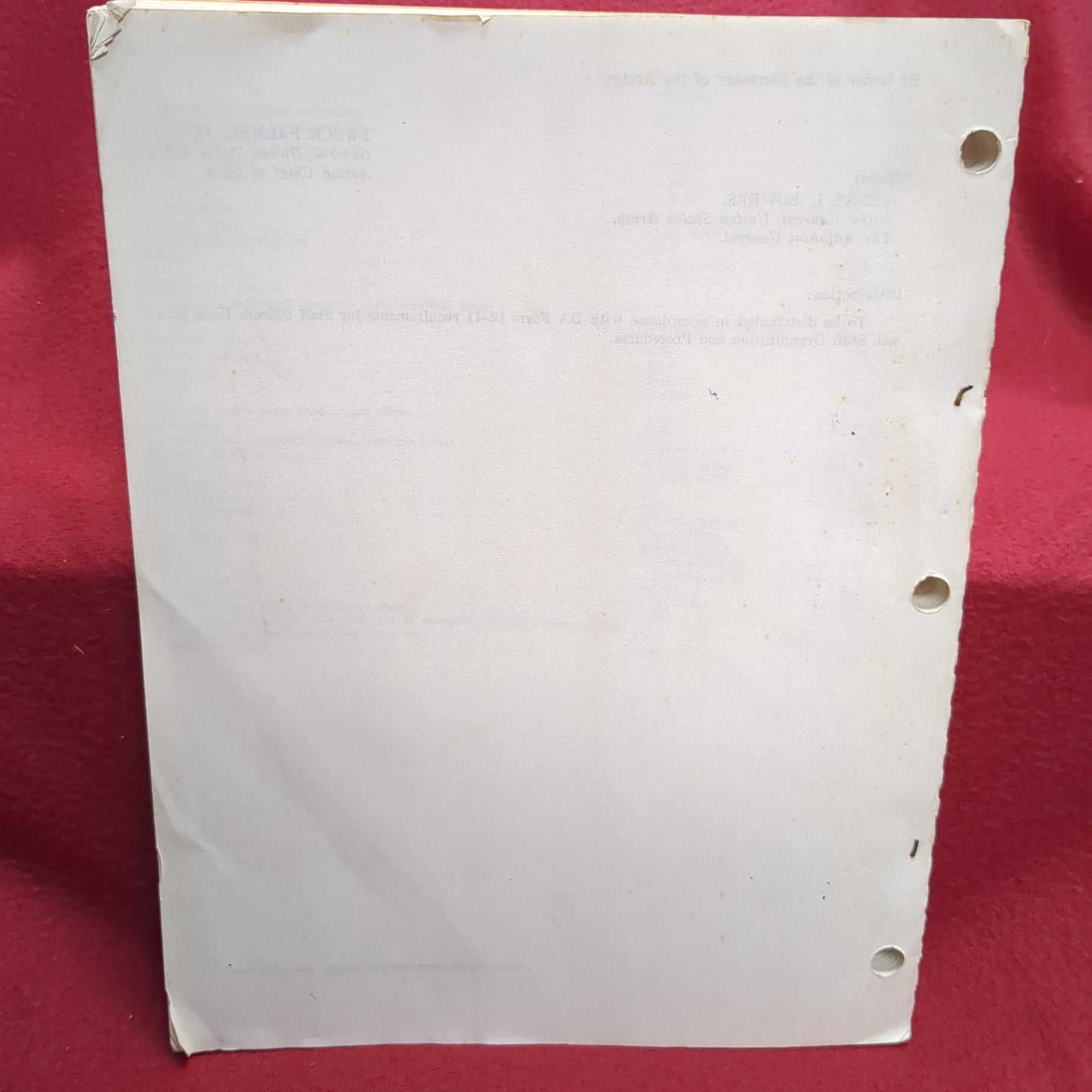BOOK STAFF OFFICERS FIELD MANUAL STAFF ORGANIZATION AND PROCEDURE JULY 1972 (BOX22)