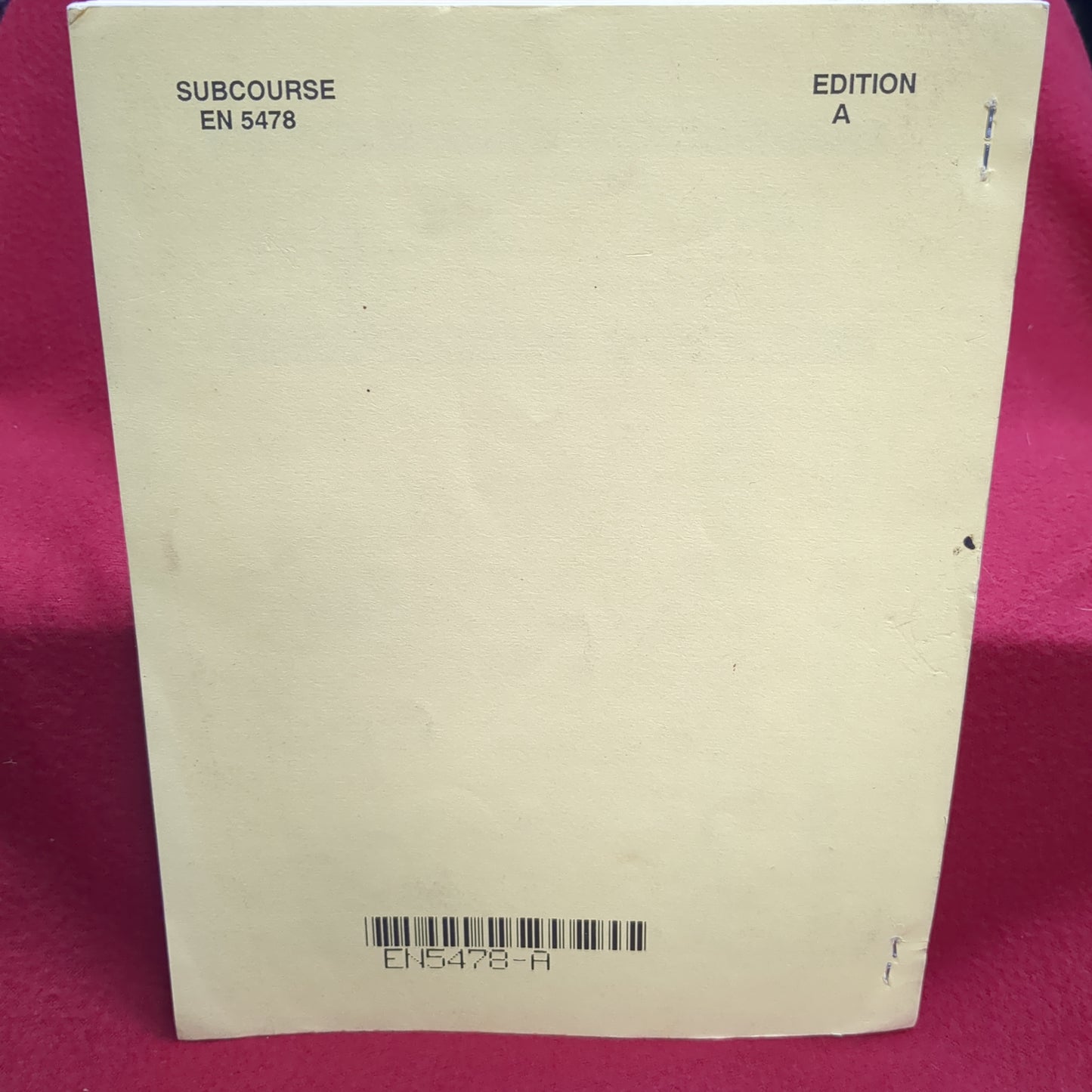 BOOK US ARMY ENGINEER CENTER AND SCHOOL EQUIPMENT UTILIZATION EDITION A (BOX 25)