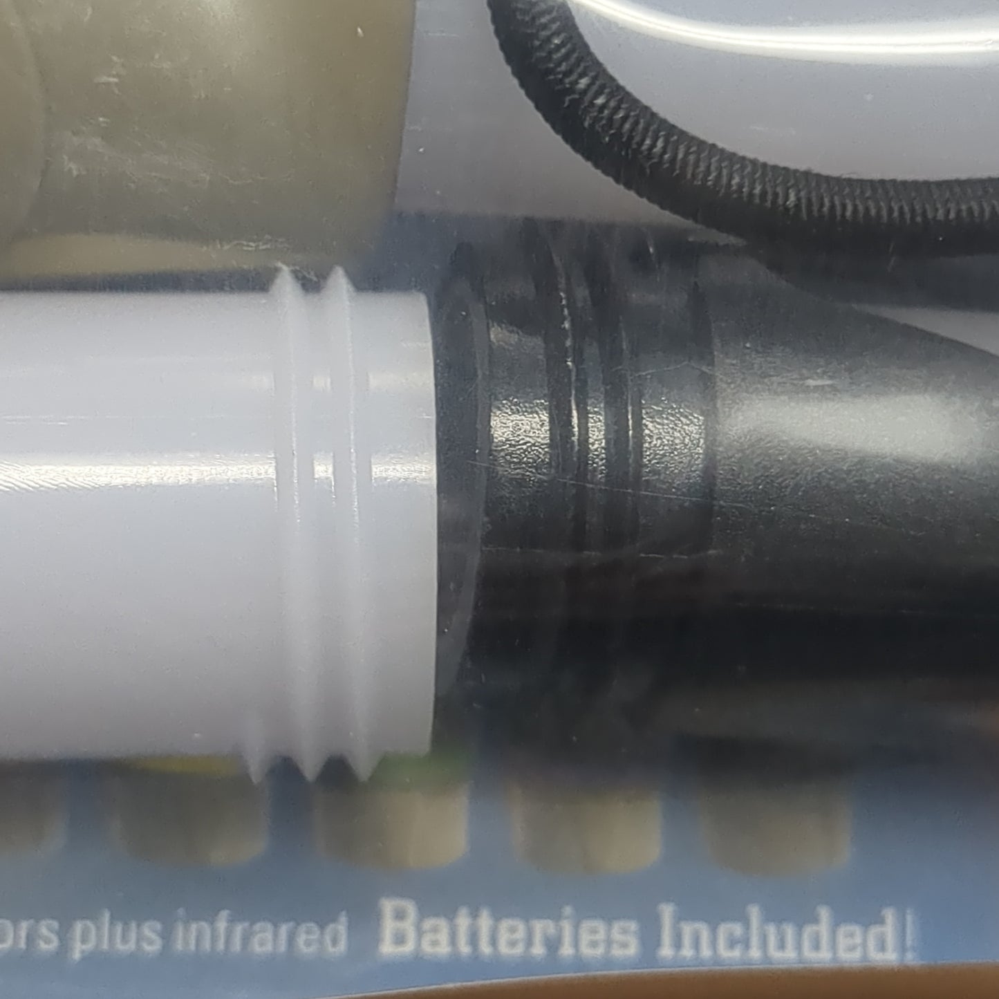 NOS LazerBrite Military Tactical Flashlight Kit -Red & Green LED-Removable Heads  (j09 ab02-NOV271)