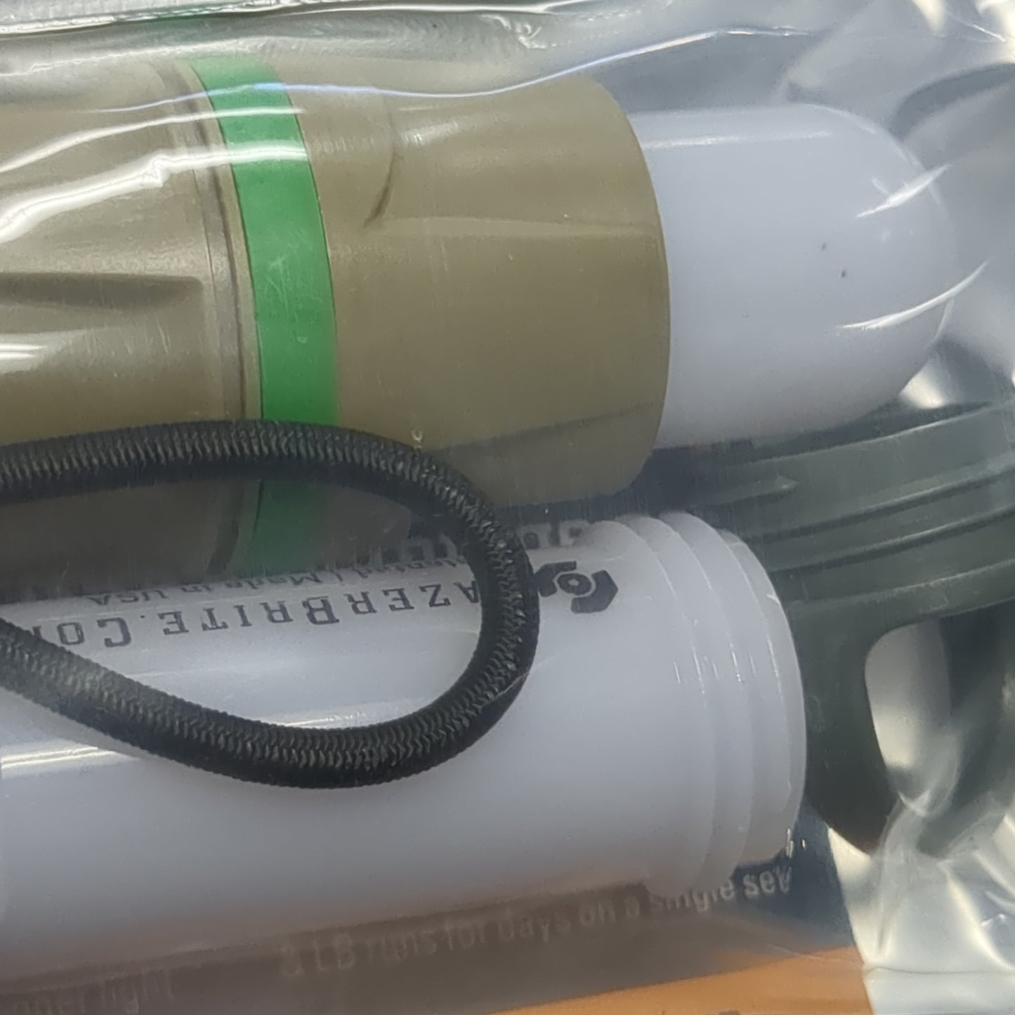 NOS LazerBrite Military Tactical Flashlight Kit -Red & Green LED-Removable Heads  (j09 ab02-NOV271)