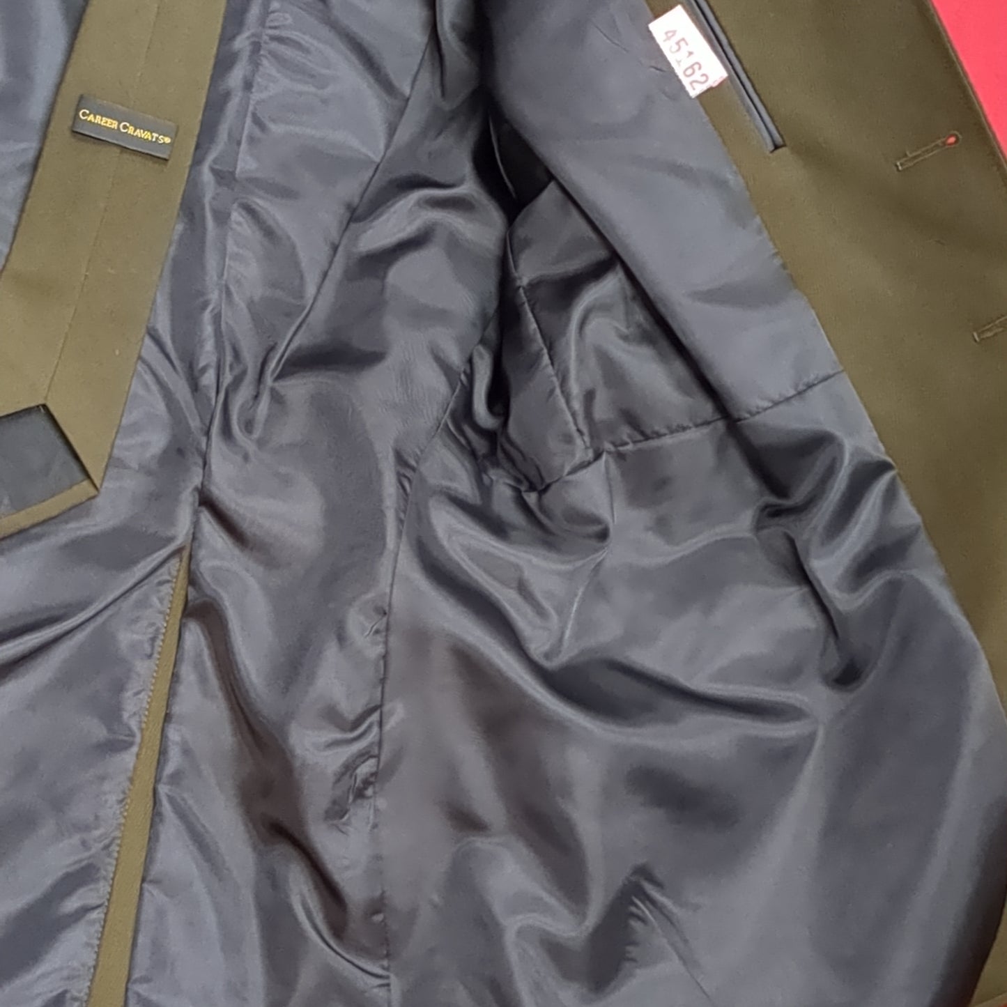 AGSU Army Green Service Uniform Jacket W/ Blue Cord, Tie, Ribbons, and Patches Male Dress Coat Size: 38 L-C Excellent Condition (GTT-DEC01)