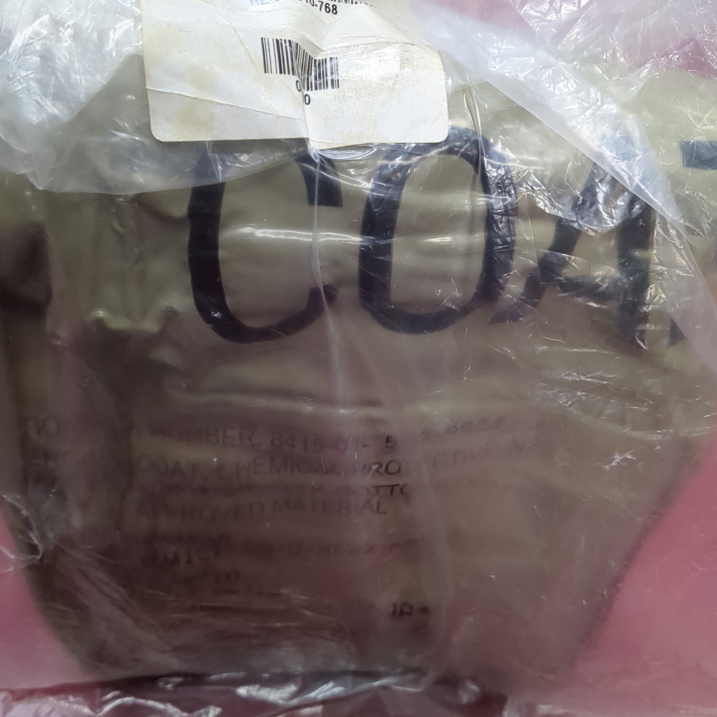 NOS US Army Medium/Regular CBRN Chemical Protective Coat (13cc- cb10-DEC43)