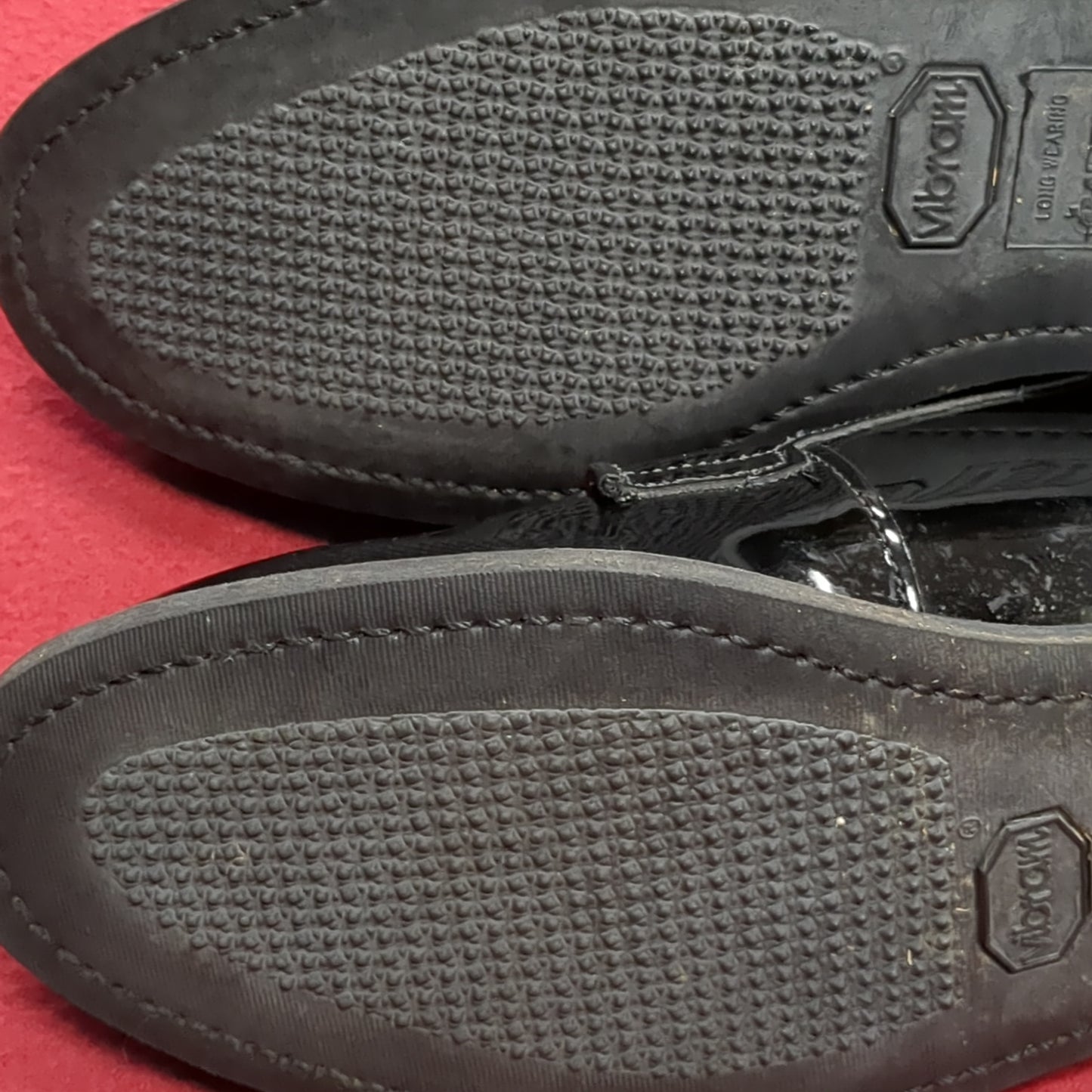 BATES Military High Gloss Black Oxford Dress Shoes Mens 9 E Used (hc08-DEC127)