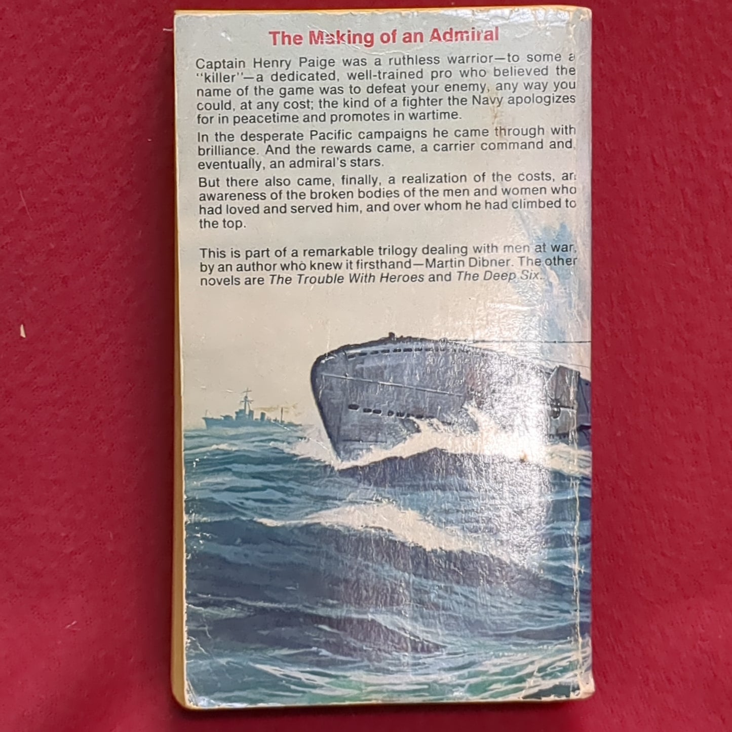 BOOK - THE ADMIRAL: WRITTEN BY MARTIN DIBNER: JUNE 1980 (BOX36)